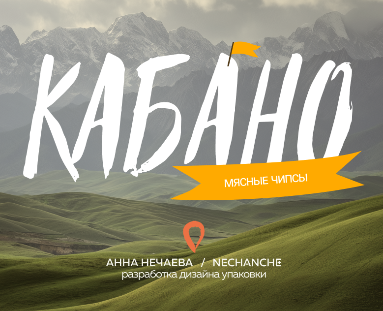 КАБАНО | дизайн упаковки мясных чипсов — Интерфейсы, Брендинг на Dprofile