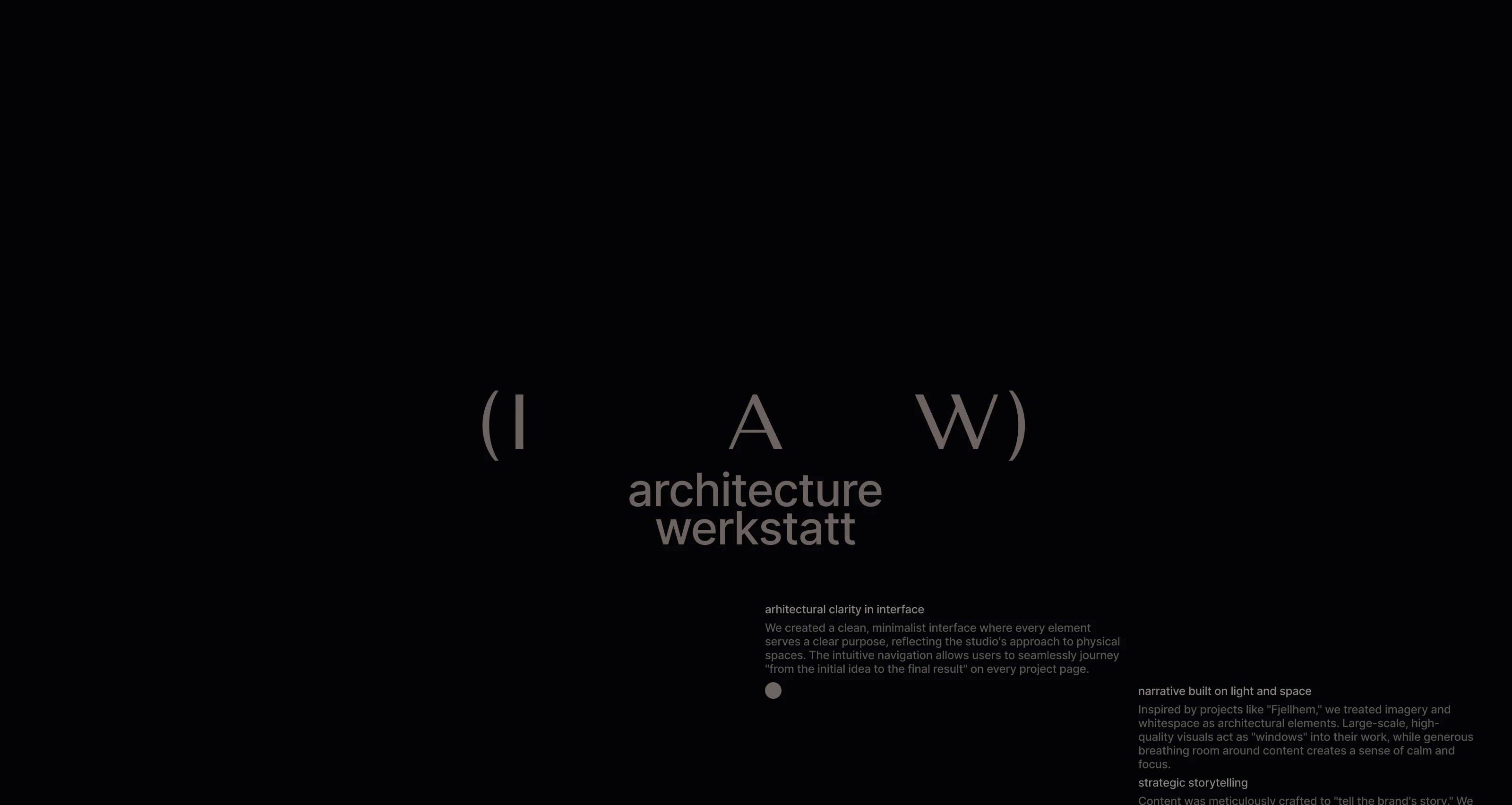 (   I A W   ) — International Architectur Werkstatt — Изображение №3 — Интерфейсы, Брендинг на Dprofile