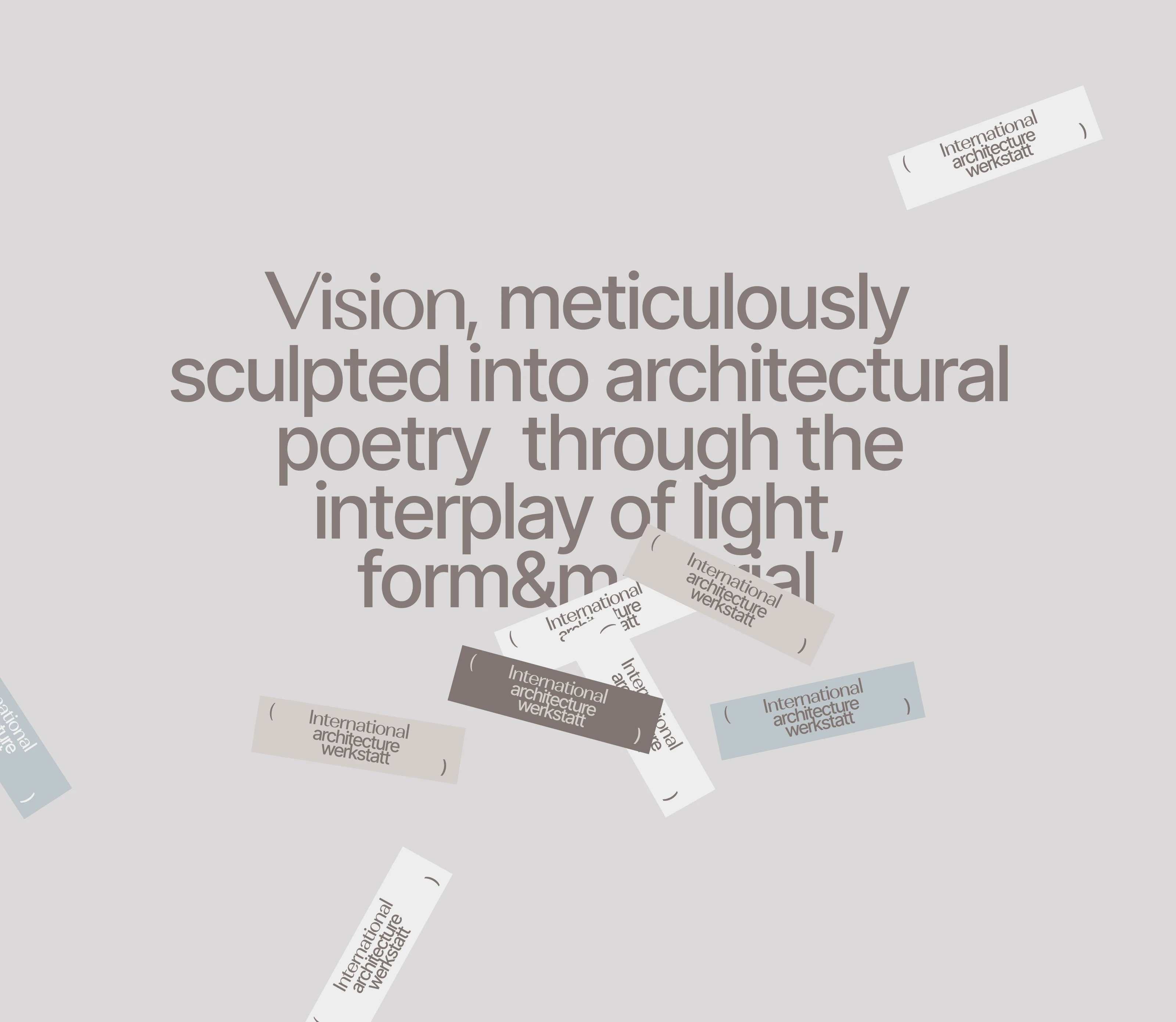 (   I A W   ) — International Architectur Werkstatt — Изображение №28 — Интерфейсы, Брендинг на Dprofile