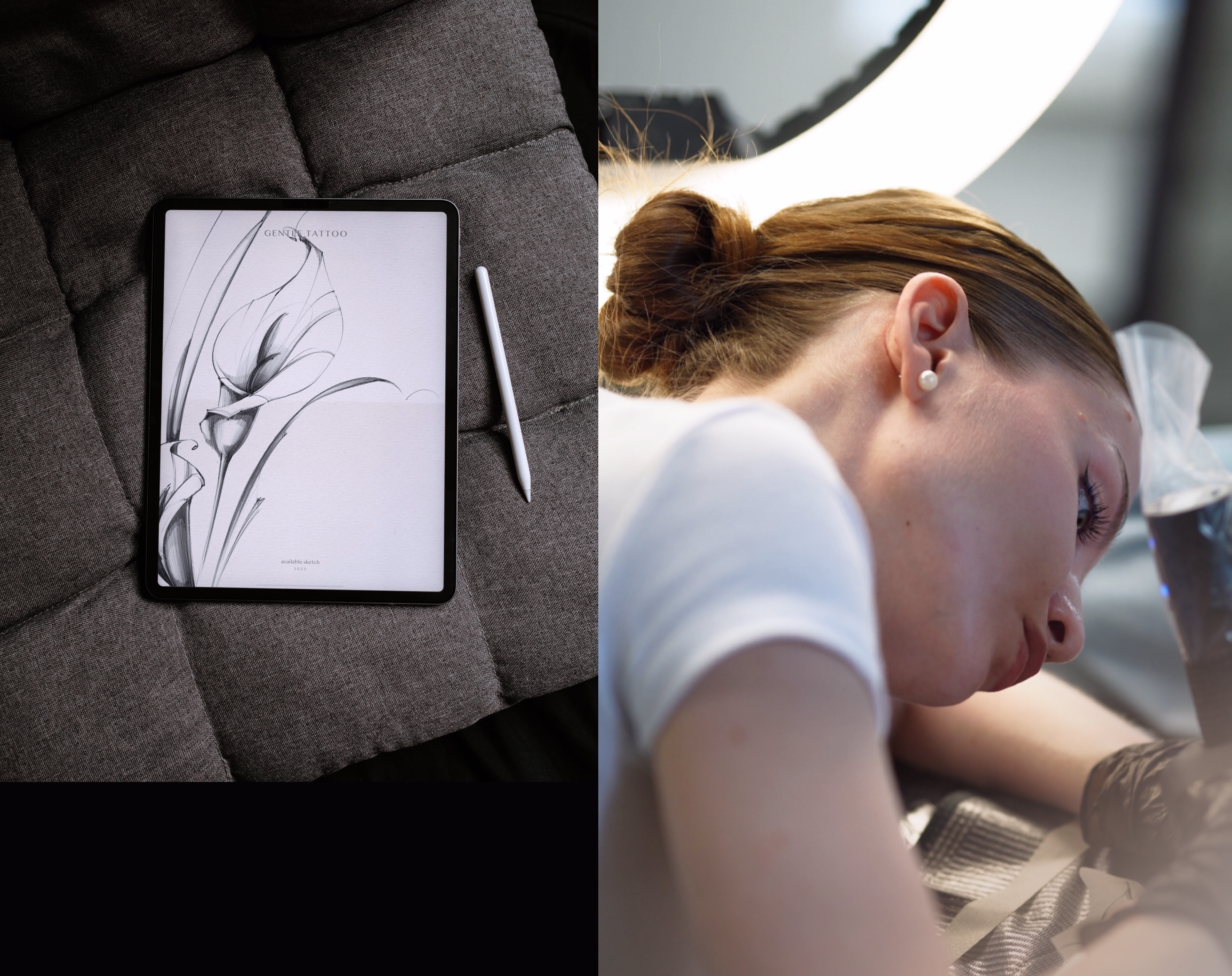 [ Gentle tattoo ]. сайт и полная упаковка тату-мастера — Изображение №6 — Интерфейсы, Брендинг на Dprofile