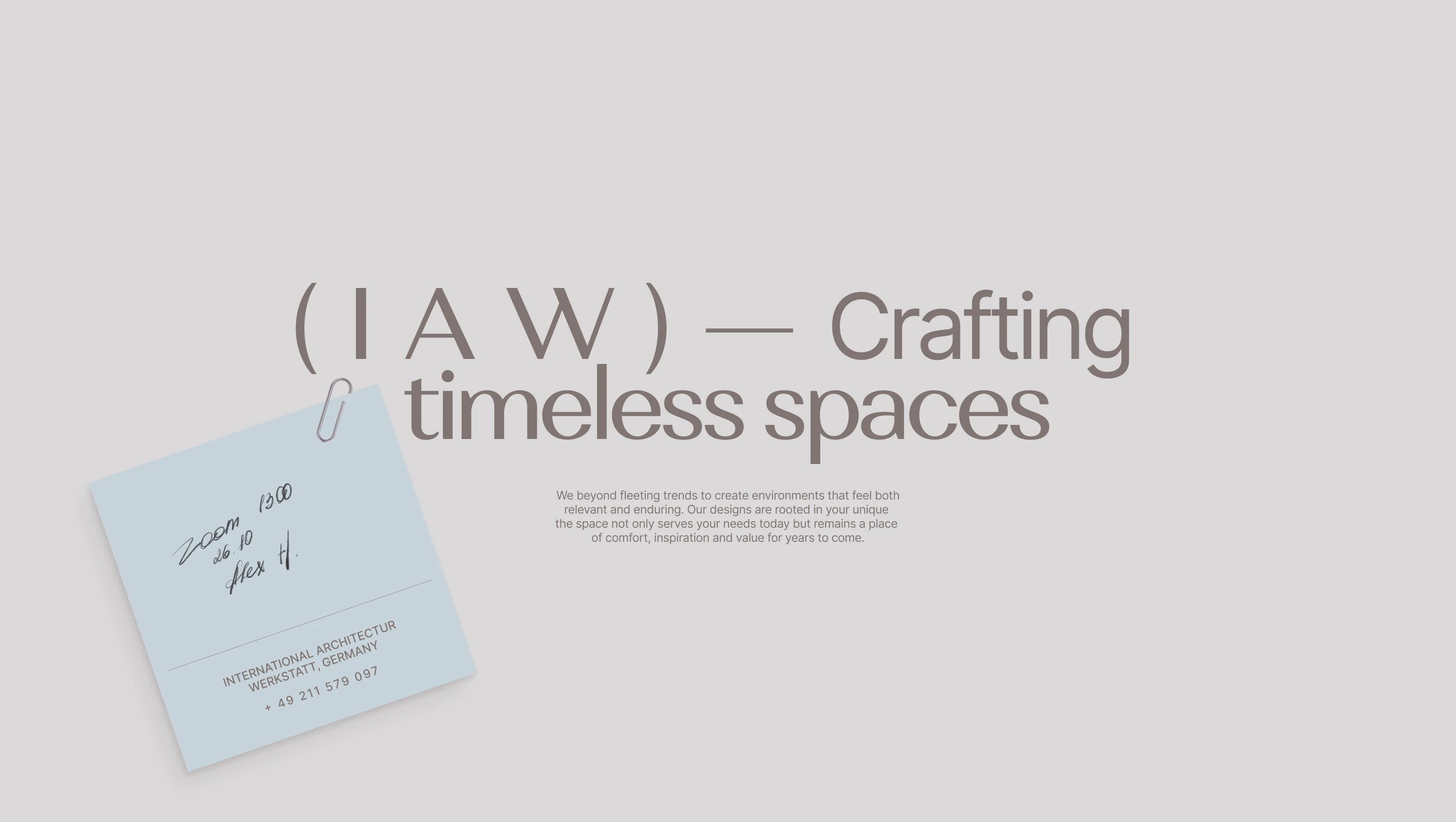 (   I A W   ) — International Architectur Werkstatt — Изображение №10 — Интерфейсы, Брендинг на Dprofile