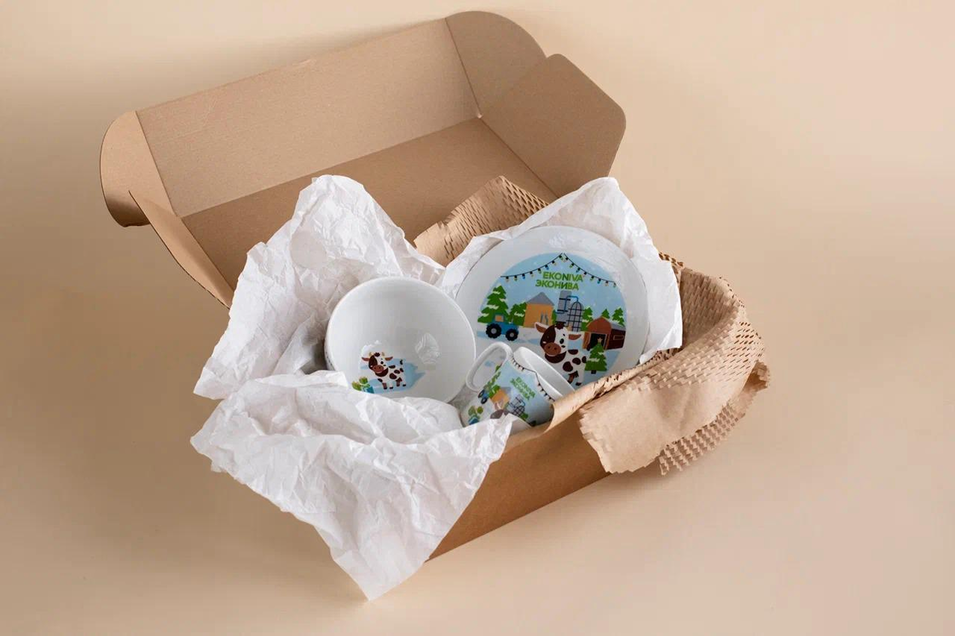 Детский набор посуды для завтраков — Изображение №7 — Брендинг, Иллюстрация на Dprofile