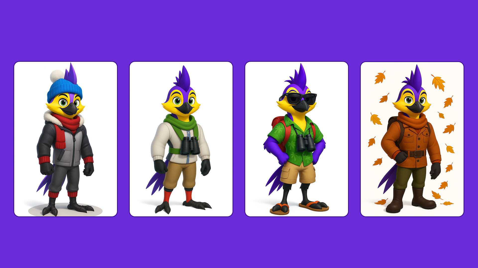 Маскот Vanellus vanellus (CHIBIS) — Изображение №17 — Брендинг, Иллюстрация на Dprofile