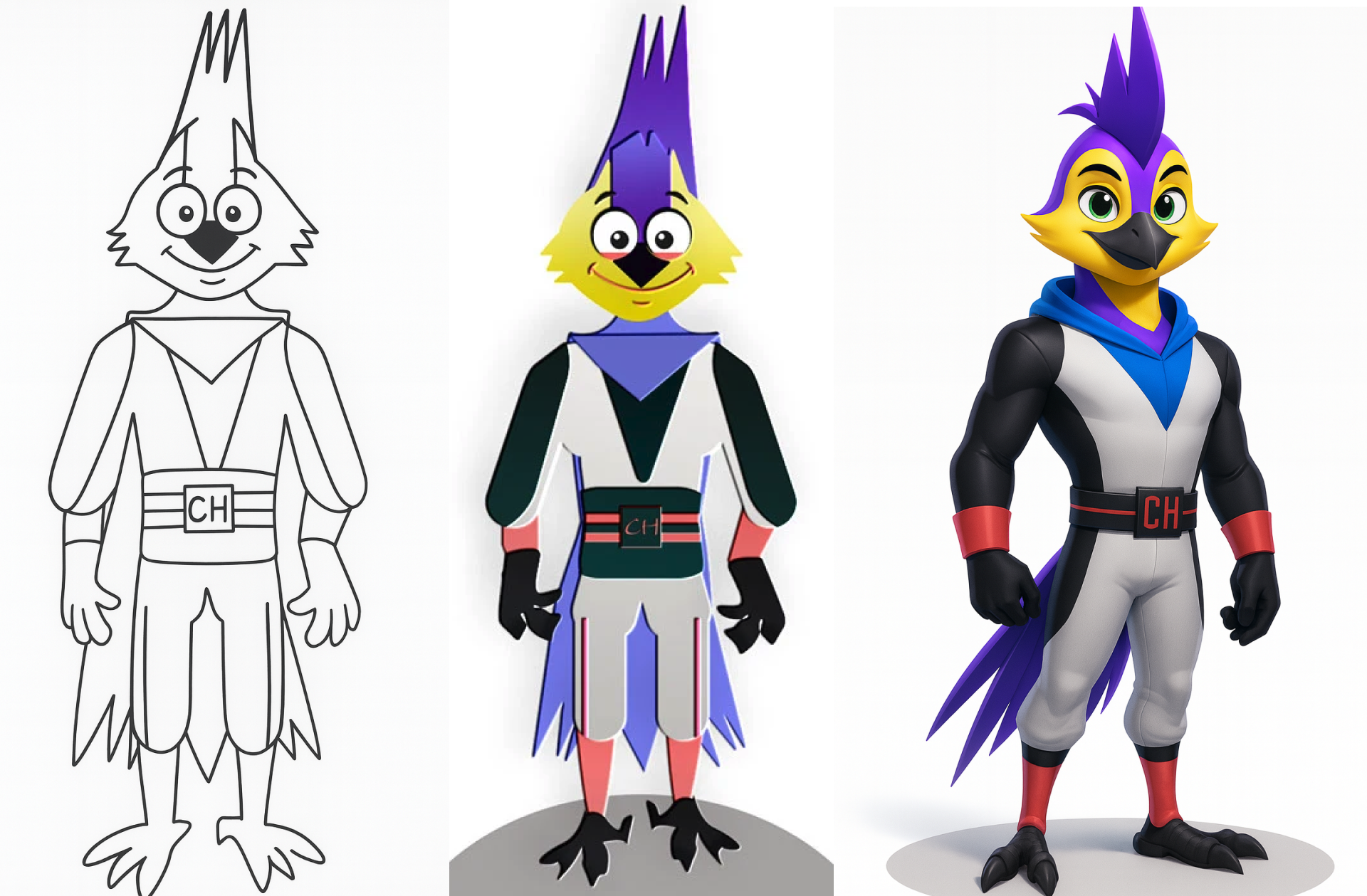 Маскот Vanellus vanellus (CHIBIS) — Изображение №9 — Брендинг, Иллюстрация на Dprofile