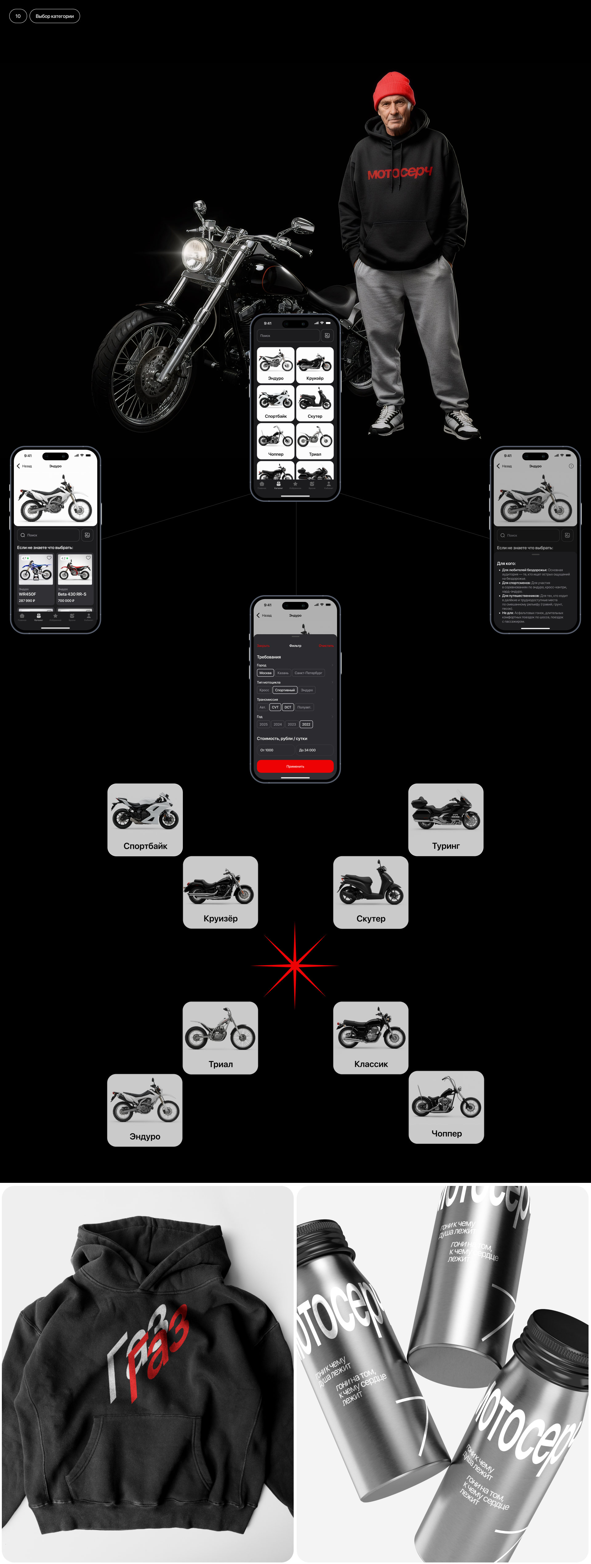 Мотосёрч / Сервис по подбору мотоцикла — Изображение №7 — Интерфейсы на Dprofile