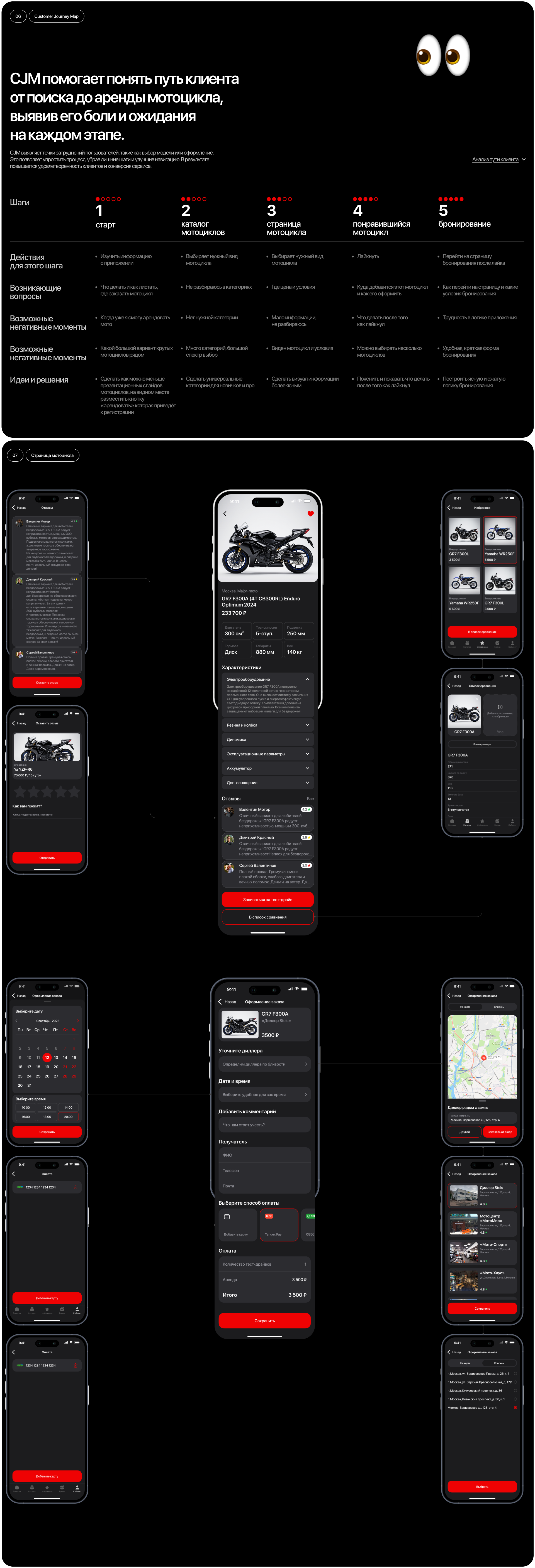 Мотосёрч / Сервис по подбору мотоцикла — Изображение №5 — Интерфейсы на Dprofile