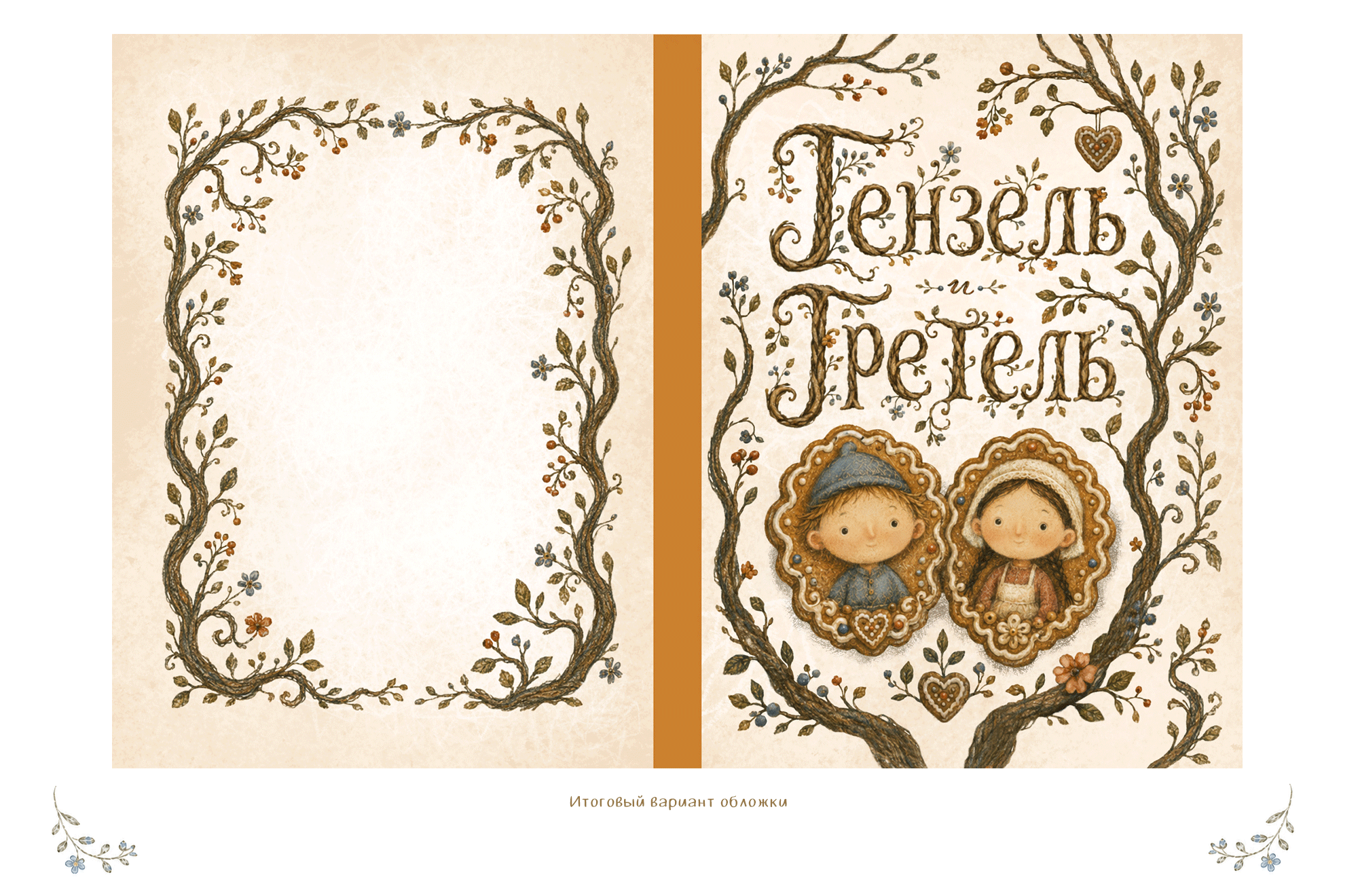 Книжка-картинка для детей 6-8 лет «Гензель и Гретель» — Изображение №7 — Иллюстрация, Нейро на Dprofile