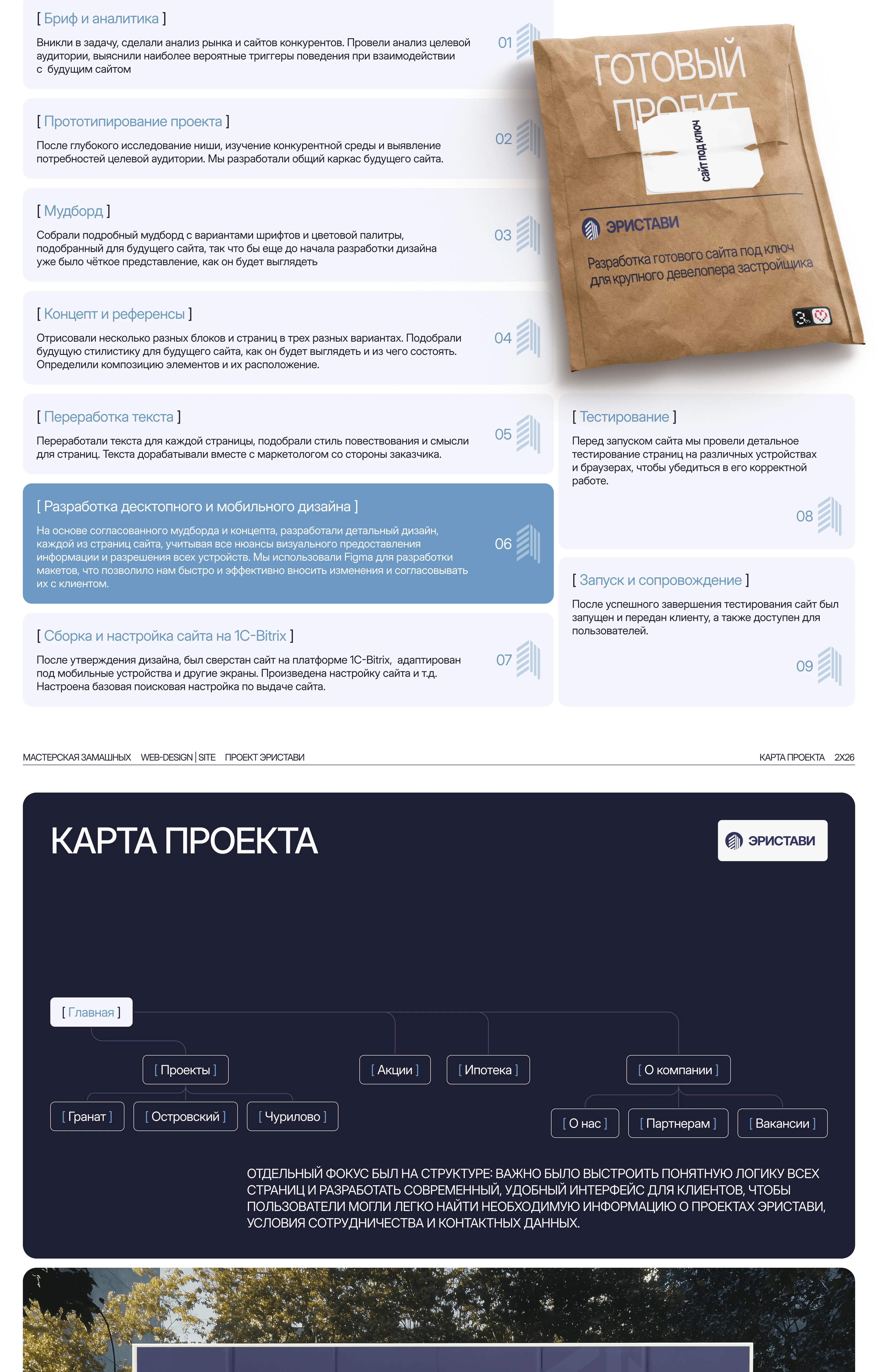 Разработка сайта для девелопера  компании Эристави — Изображение №3 — Интерфейсы, Брендинг на Dprofile