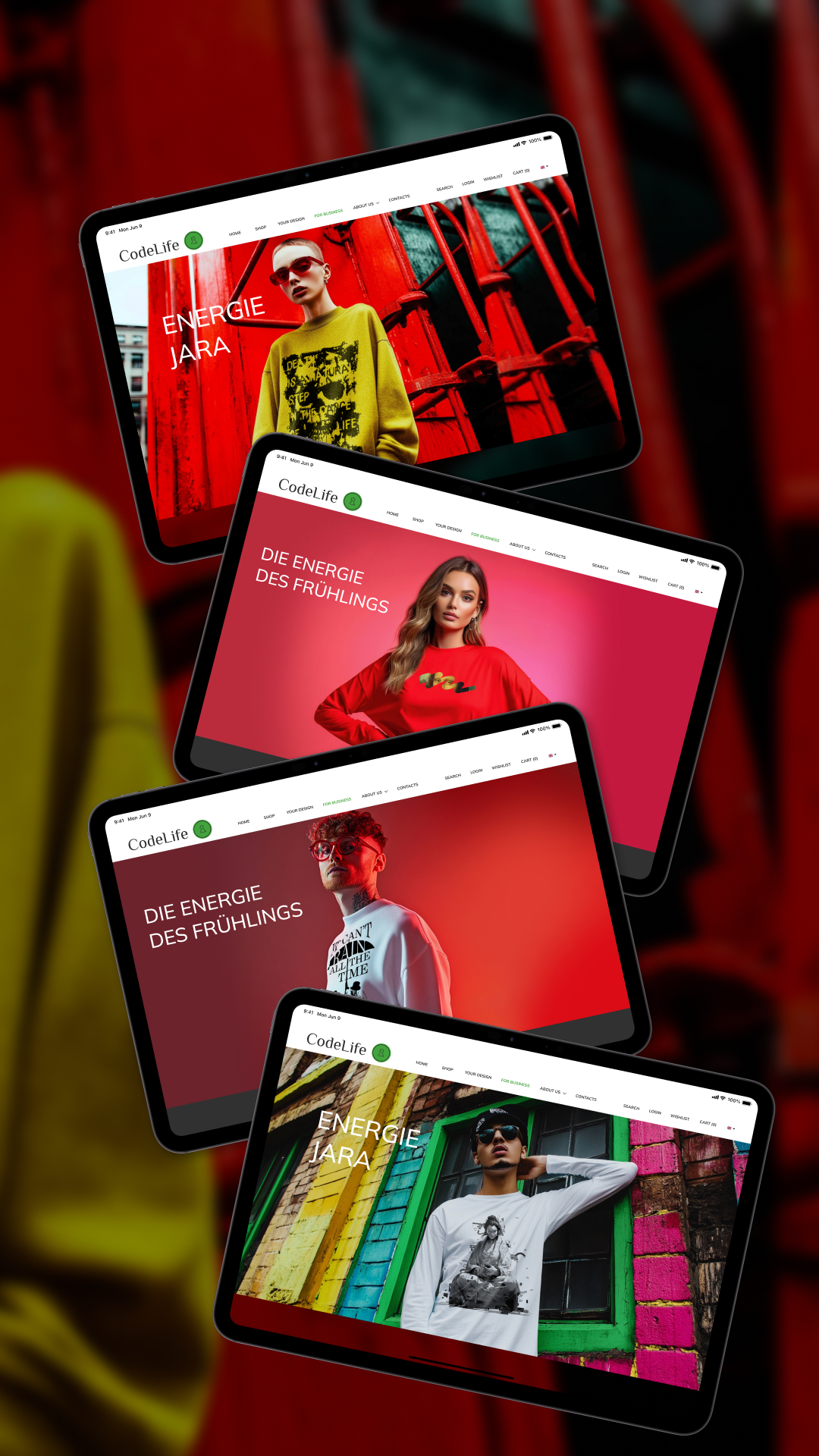 Проект "CODELIFE", Прага, Чехия — Изображение №4 — Интерфейсы, Брендинг на Dprofile