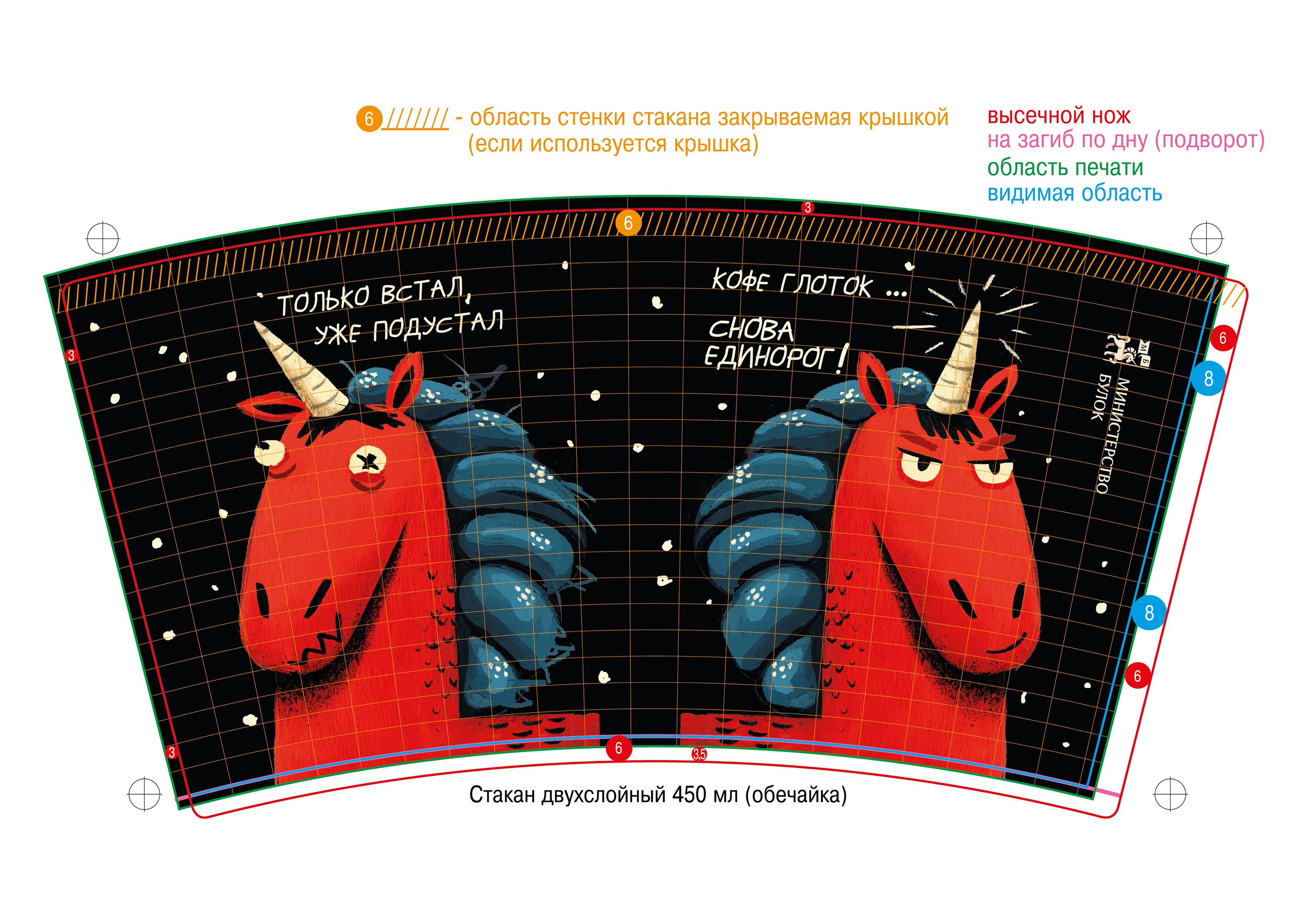 Новогодний мерч для кофейни — Изображение №6 — Брендинг, Иллюстрация на Dprofile