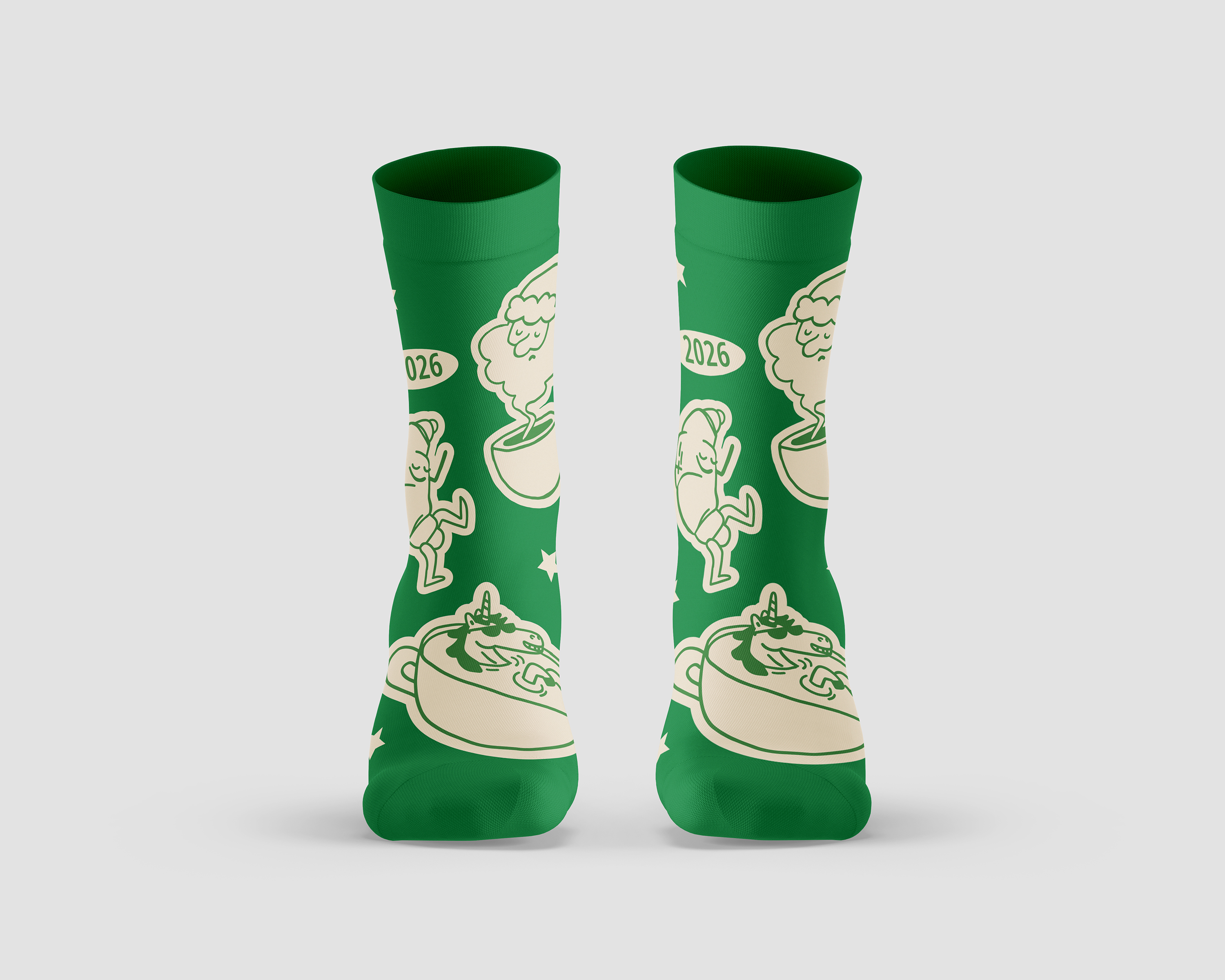 Новогодний мерч для кофейни — Изображение №12 — Брендинг, Иллюстрация на Dprofile