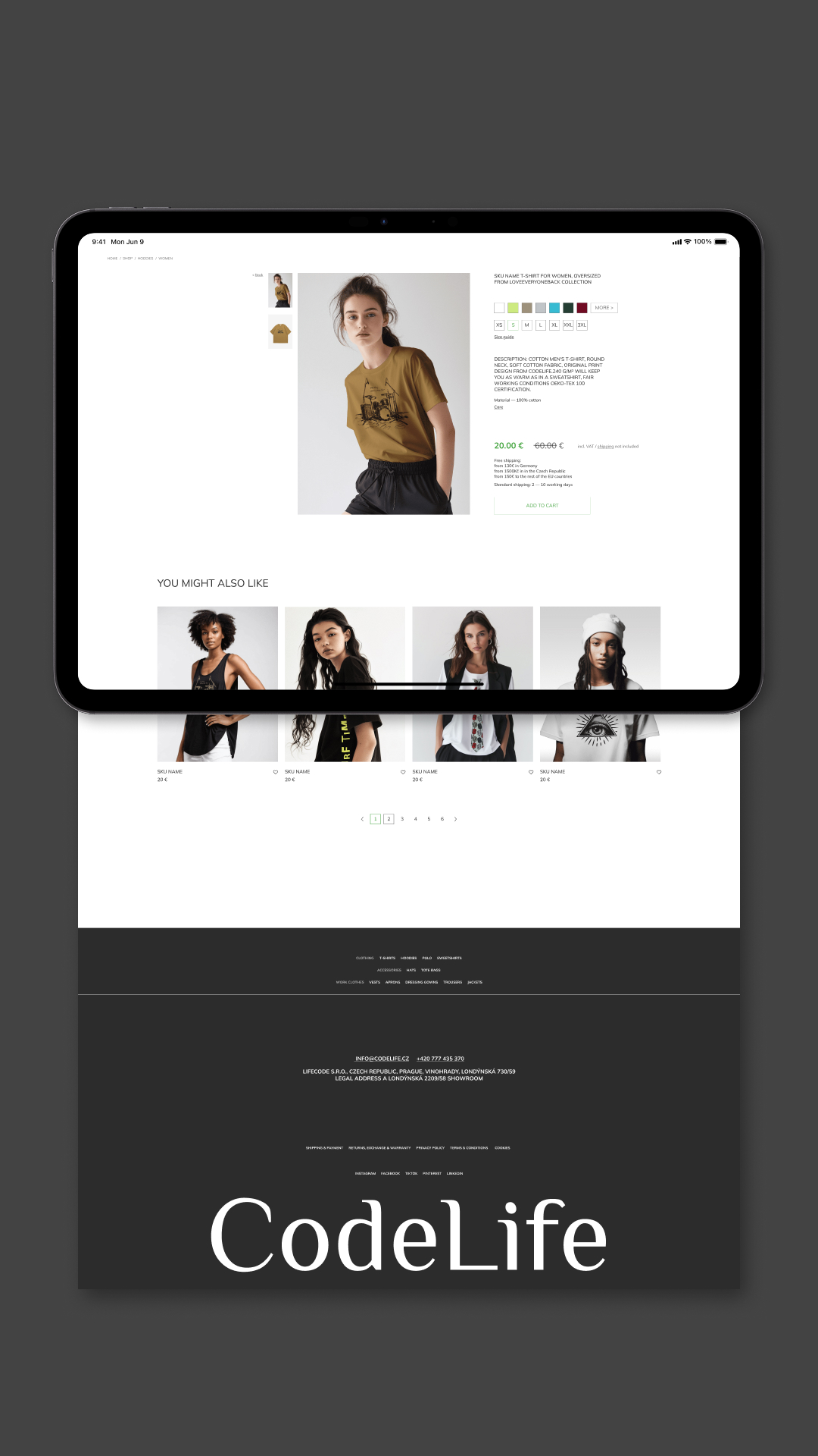 Проект "CODELIFE", Прага, Чехия — Изображение №3 — Интерфейсы, Брендинг на Dprofile