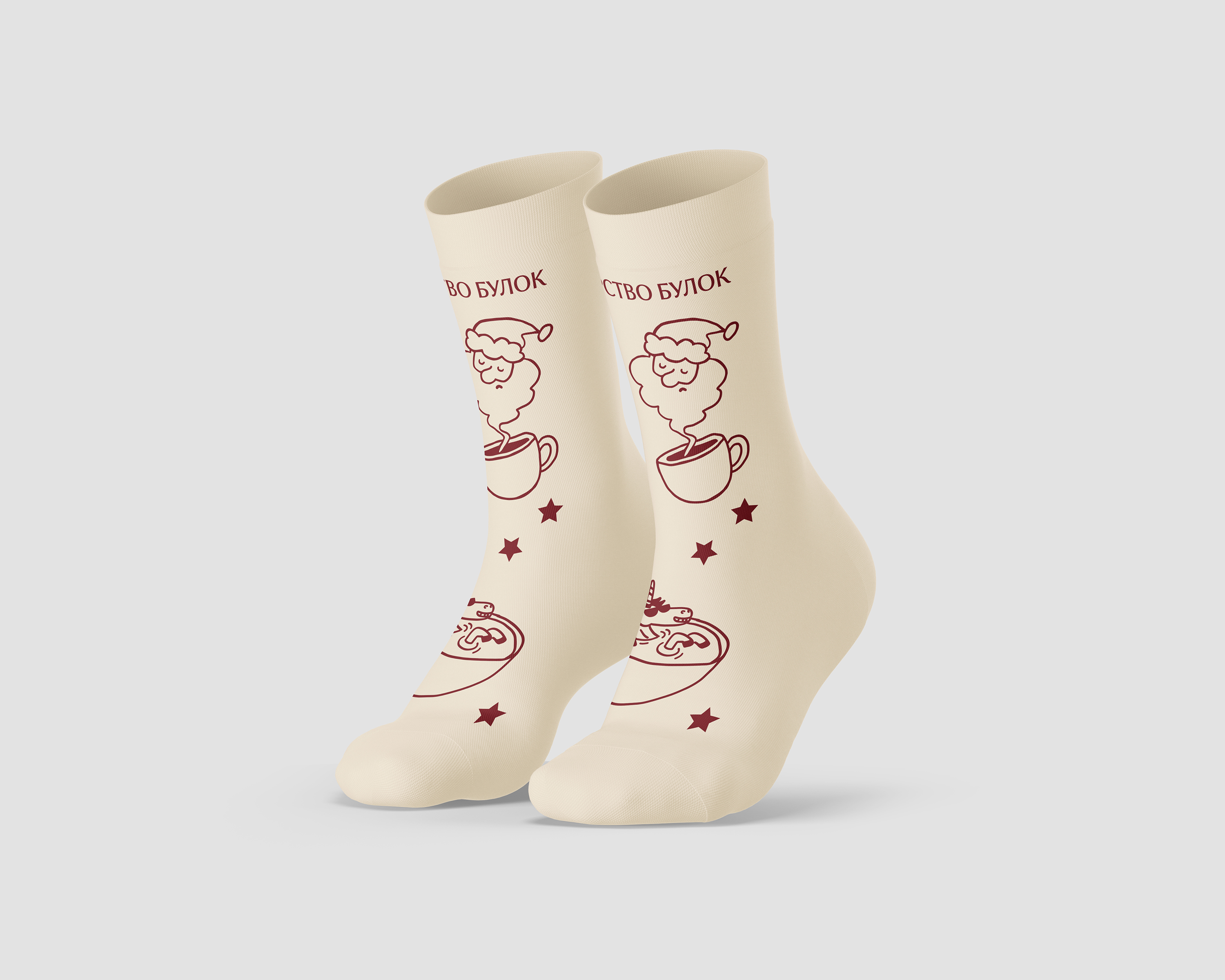 Новогодний мерч для кофейни — Изображение №9 — Брендинг, Иллюстрация на Dprofile