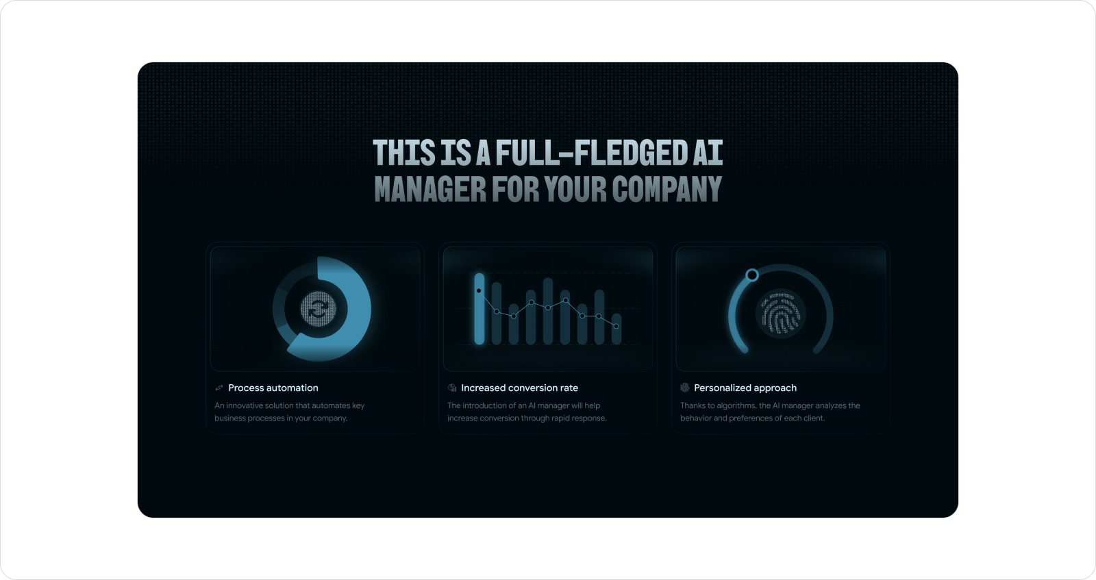 Orion AI — Landing Page — Изображение №4 — Интерфейсы, Иллюстрация на Dprofile