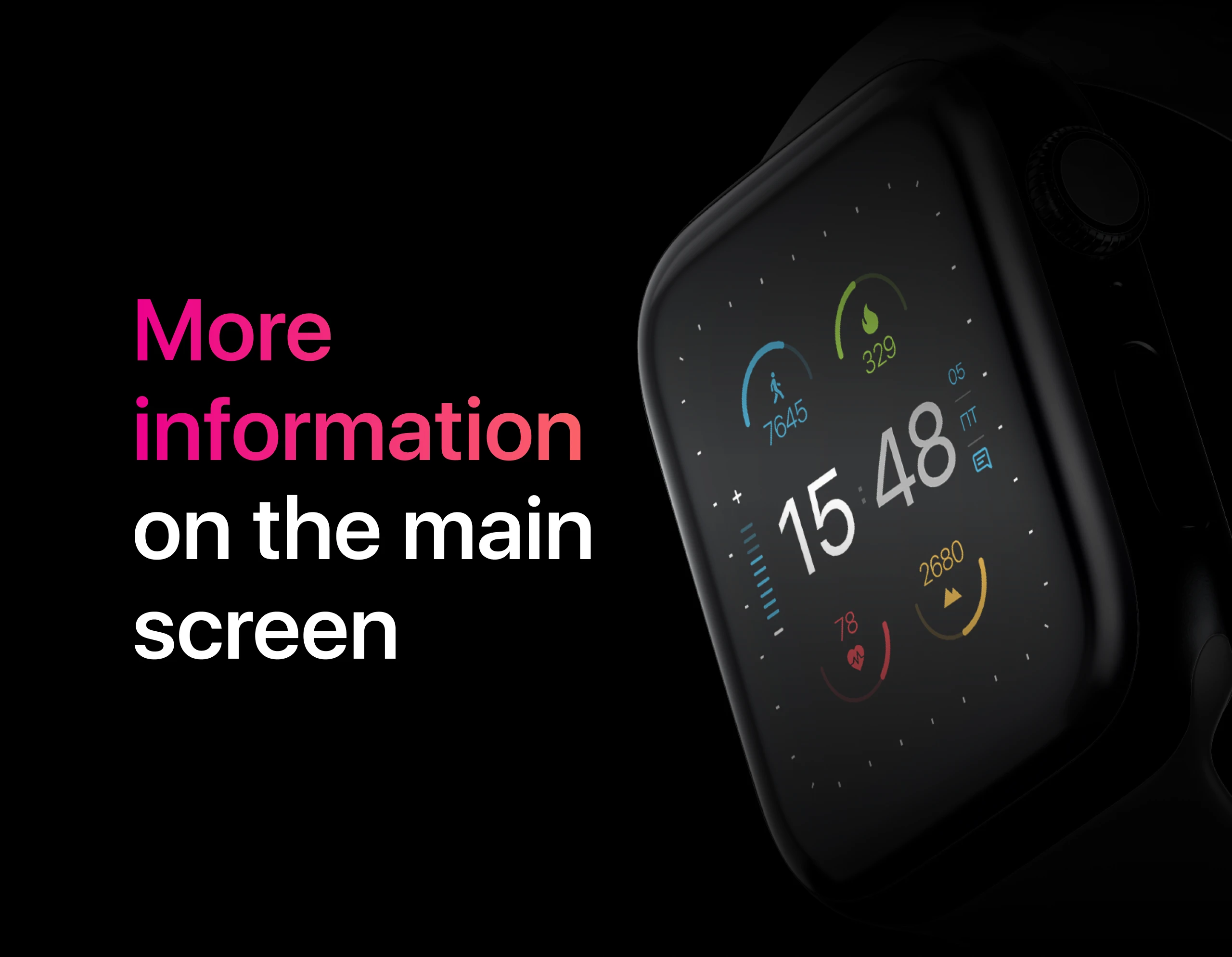 Apple Watch UI Interface Design — Изображение №2 — Интерфейсы, 3D на Dprofile