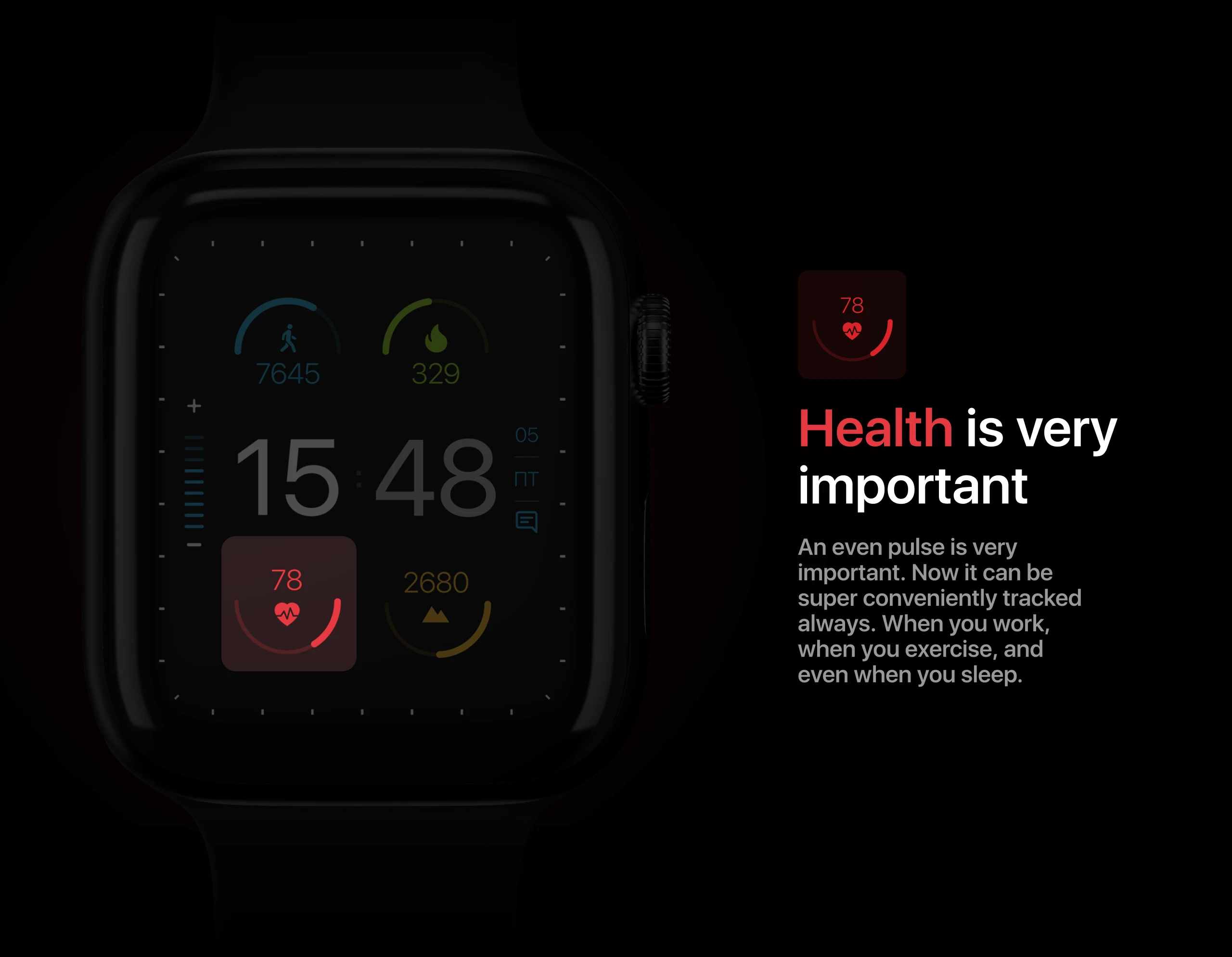 Apple Watch UI Interface Design — Изображение №5 — Интерфейсы, 3D на Dprofile