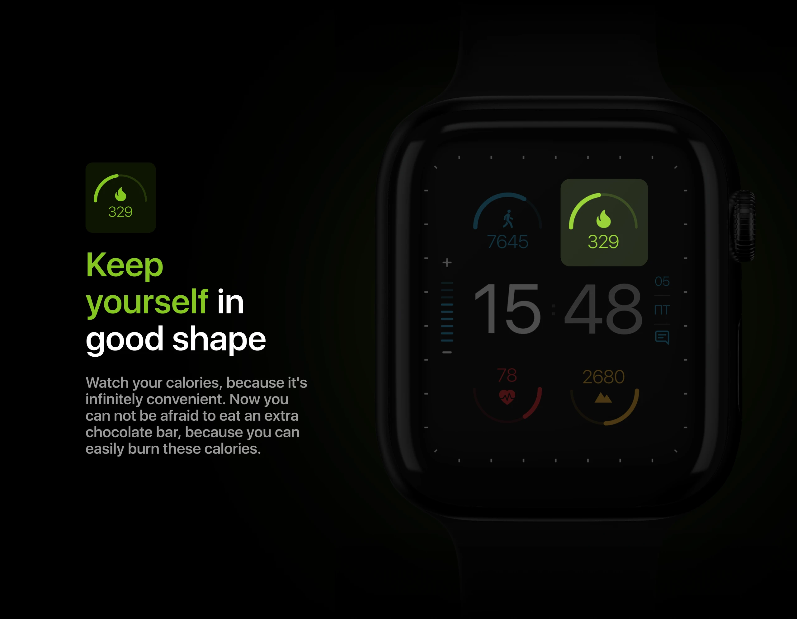 Apple Watch UI Interface Design — Изображение №4 — Интерфейсы, 3D на Dprofile