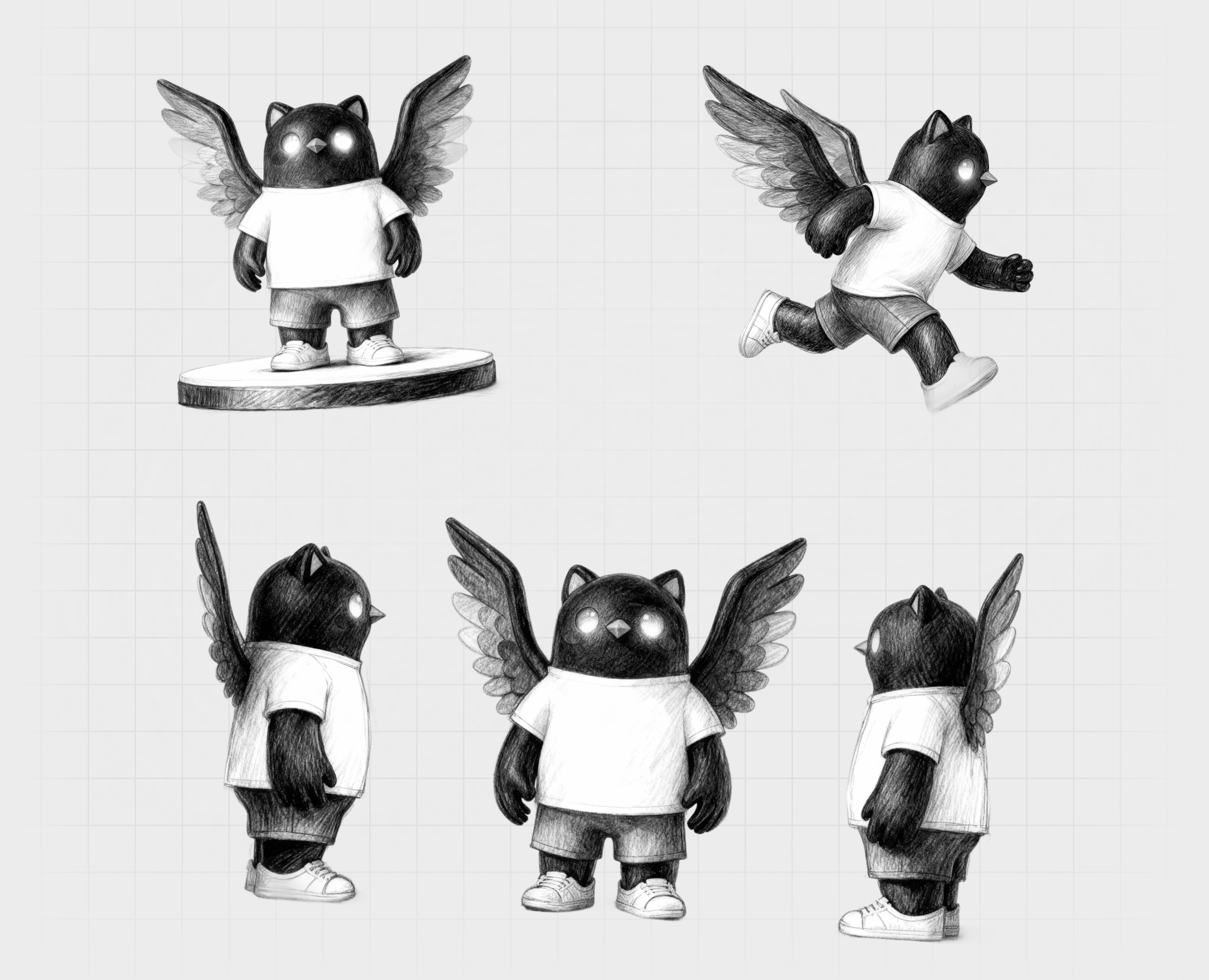 Концепт маскота для «Таврида.Арт» — Брендинг, Иллюстрация на Dprofile