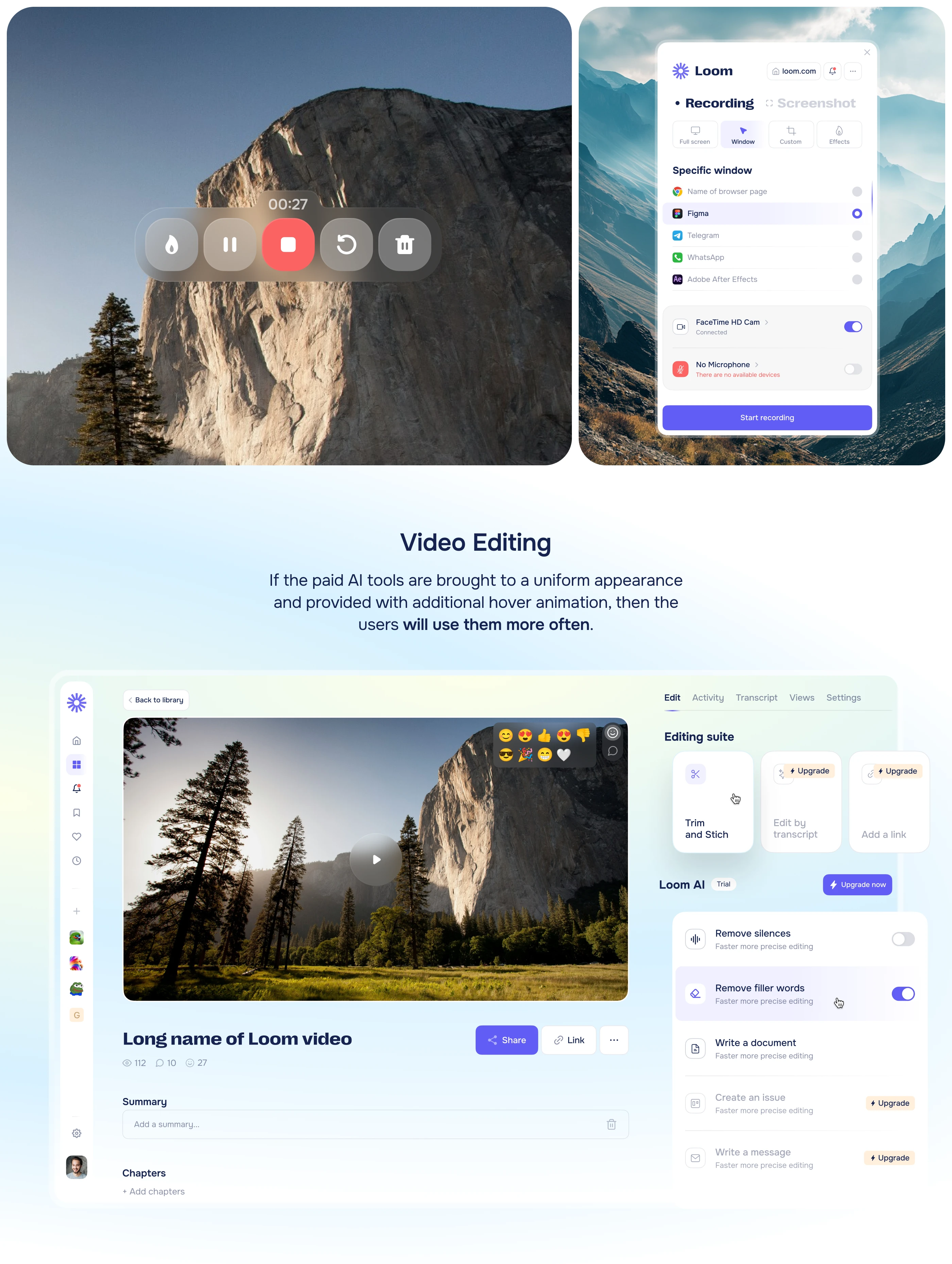 Loom redesign — Изображение №4 — Интерфейсы на Dprofile