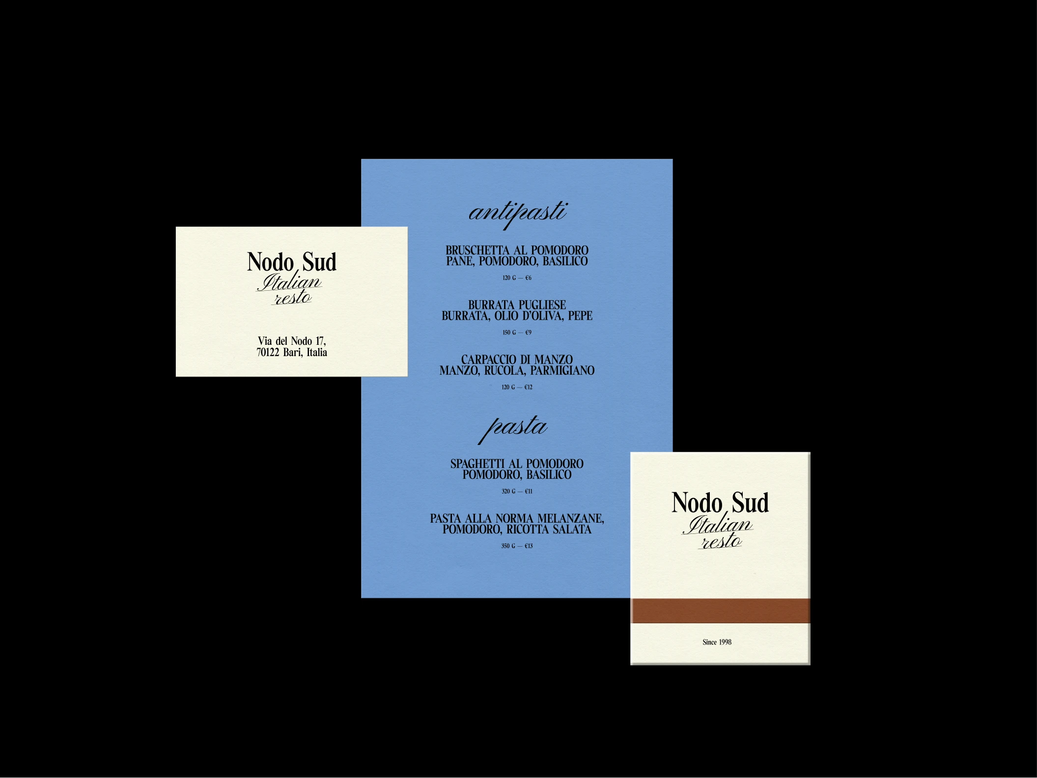 BRAND IDENTITY | RESTAURANT | NODO SUD — Изображение №4 — Брендинг, Графика на Dprofile