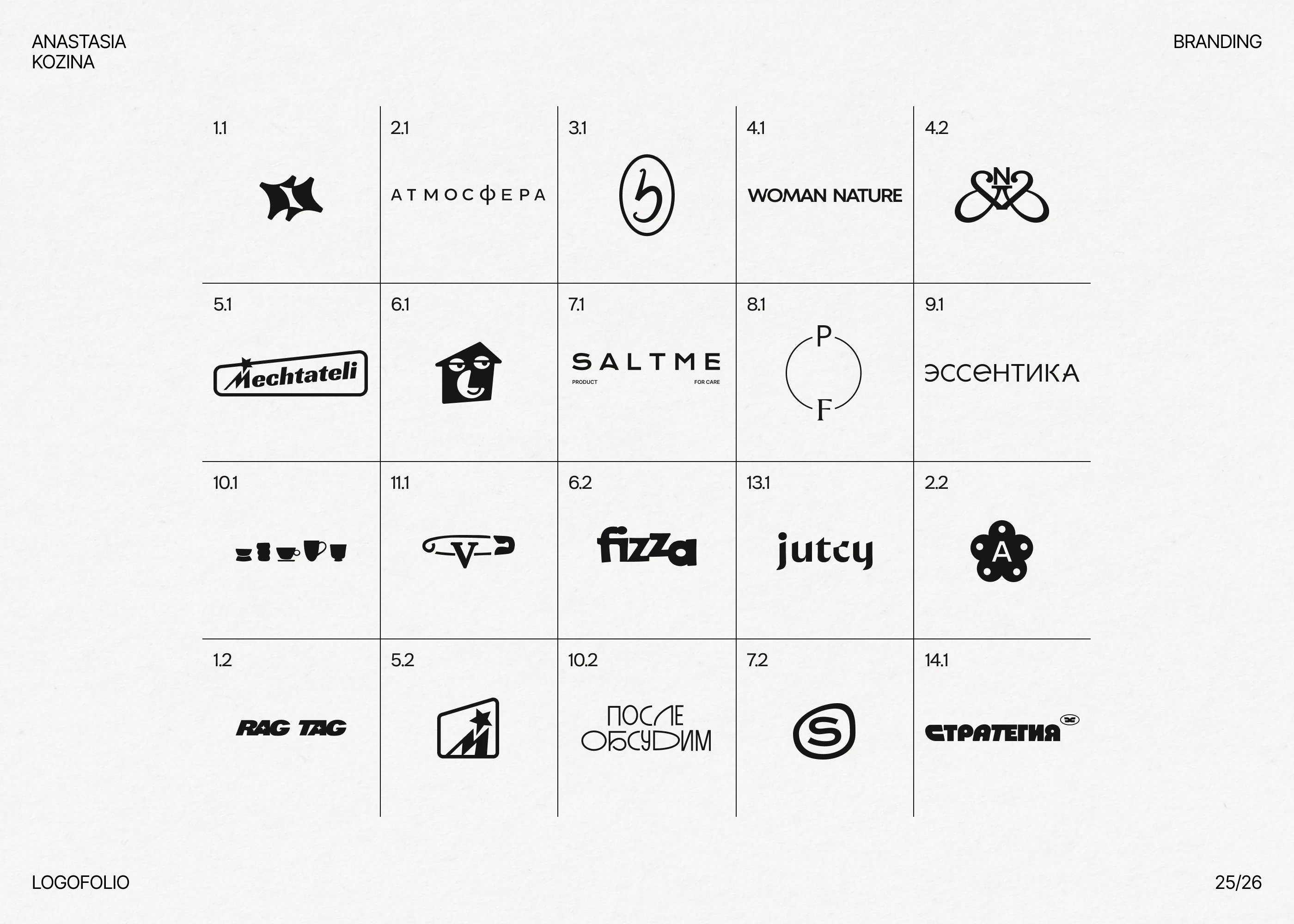 LOGOFOLIO 2025/2026 — Изображение №1 — Брендинг на Dprofile