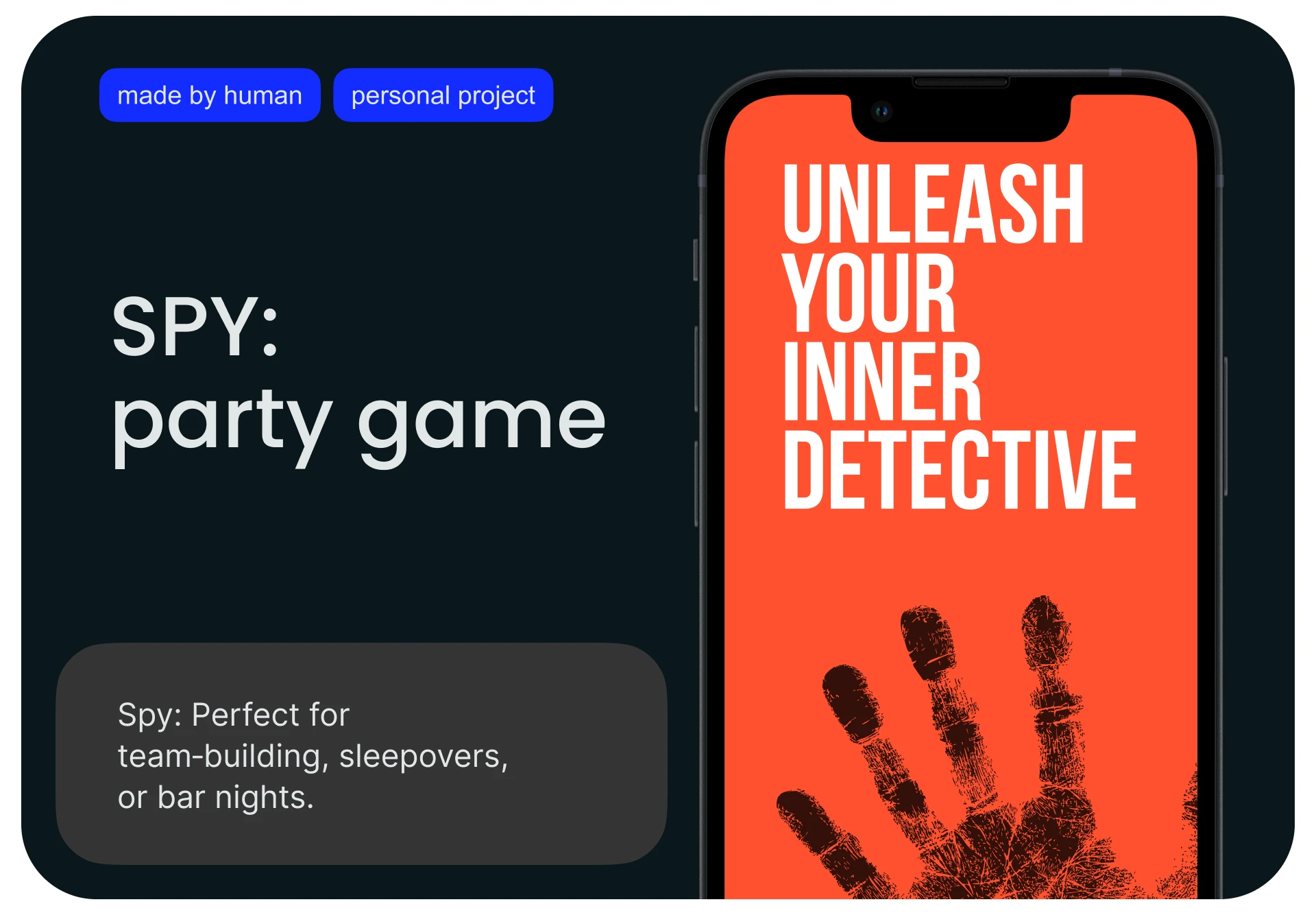 Spy: party game — Изображение №1 — Интерфейсы на Dprofile