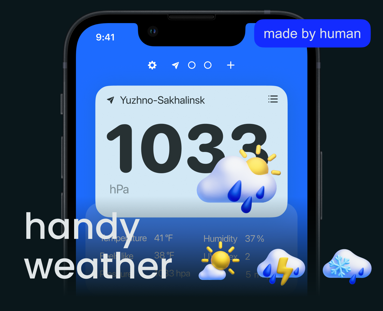 handy weather app на Dprofile