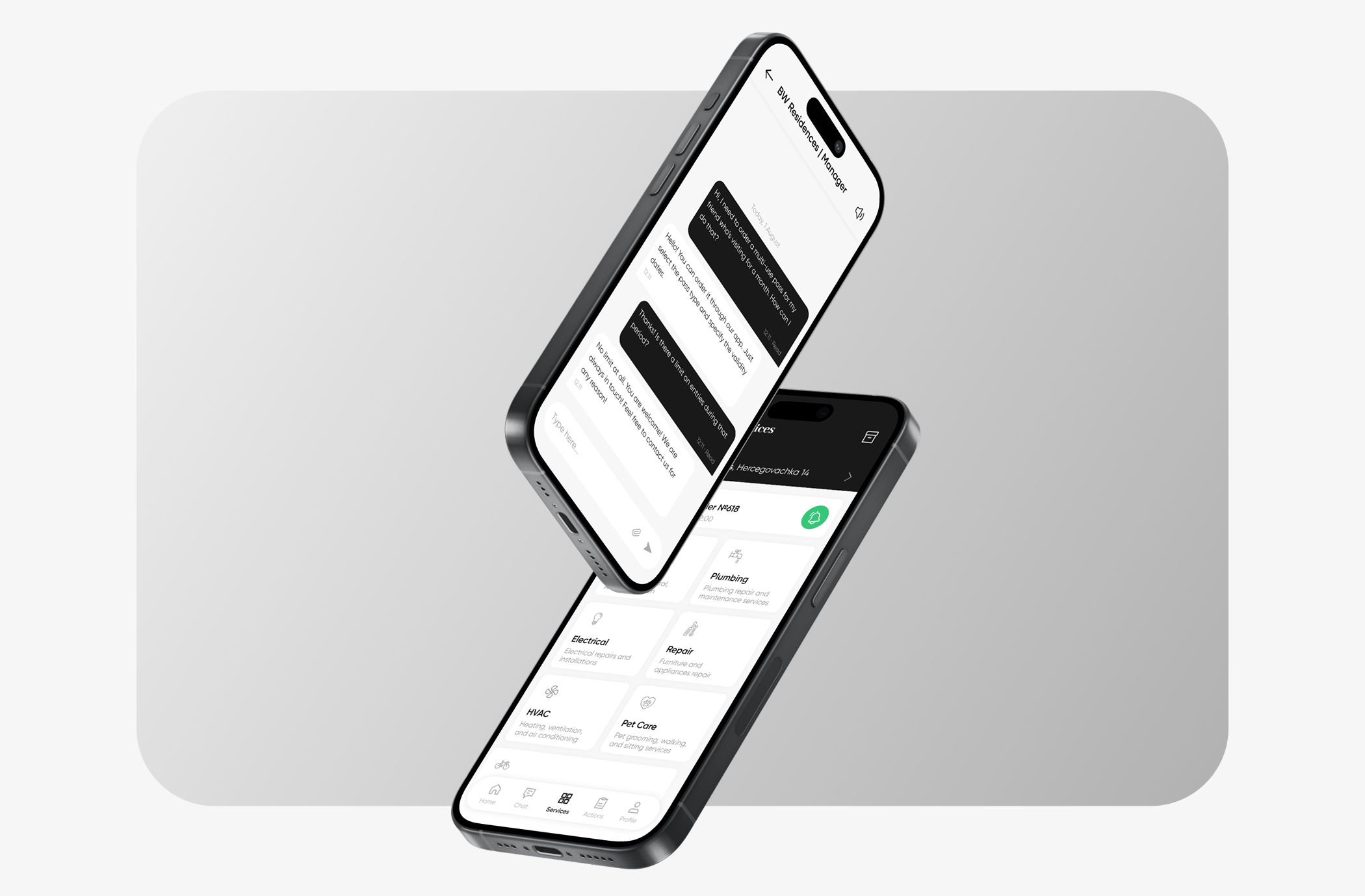 Приложение-консьерж для жилого комплекса | UX/UI дизайн — Изображение №3 — Интерфейсы на Dprofile