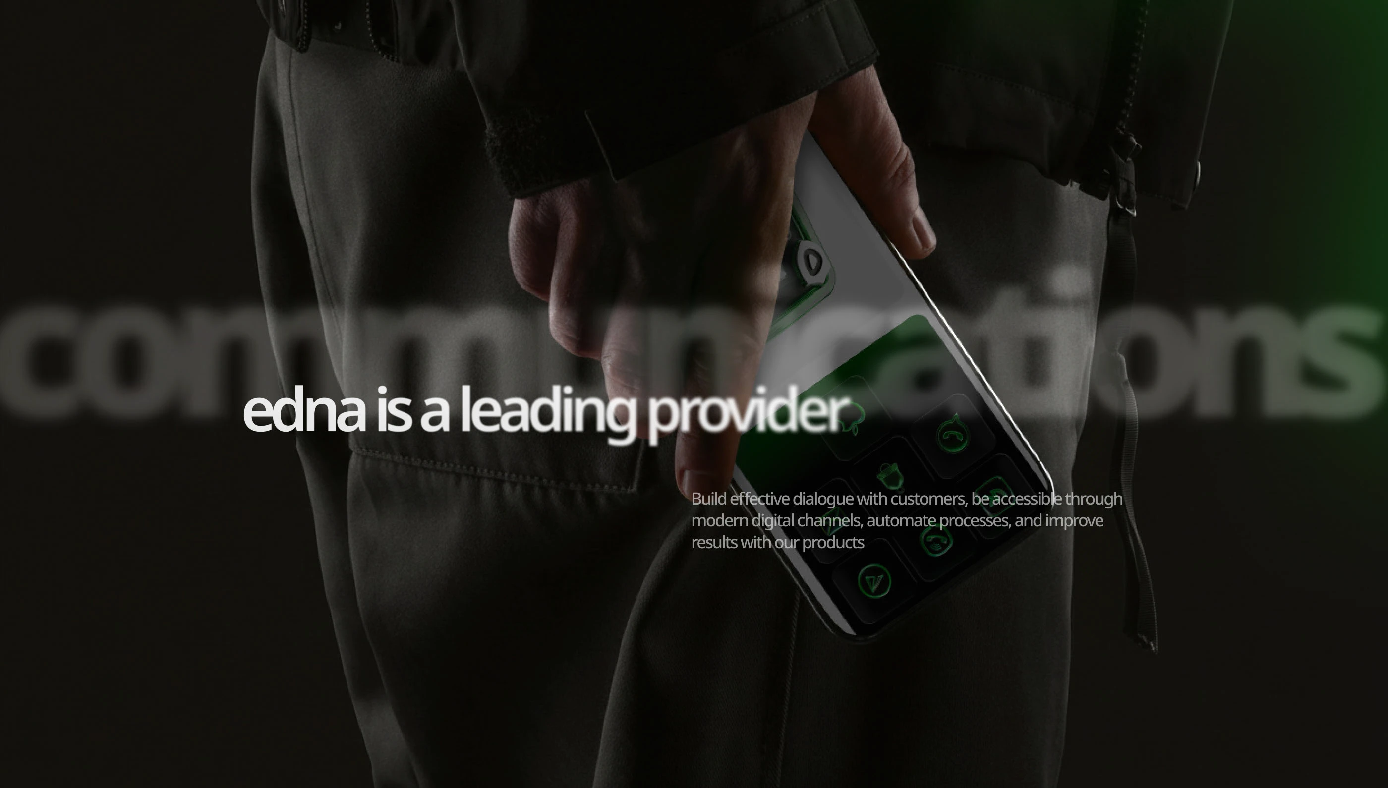 edna. Corporate site. Design — Изображение №1 — Интерфейсы, Брендинг на Dprofile
