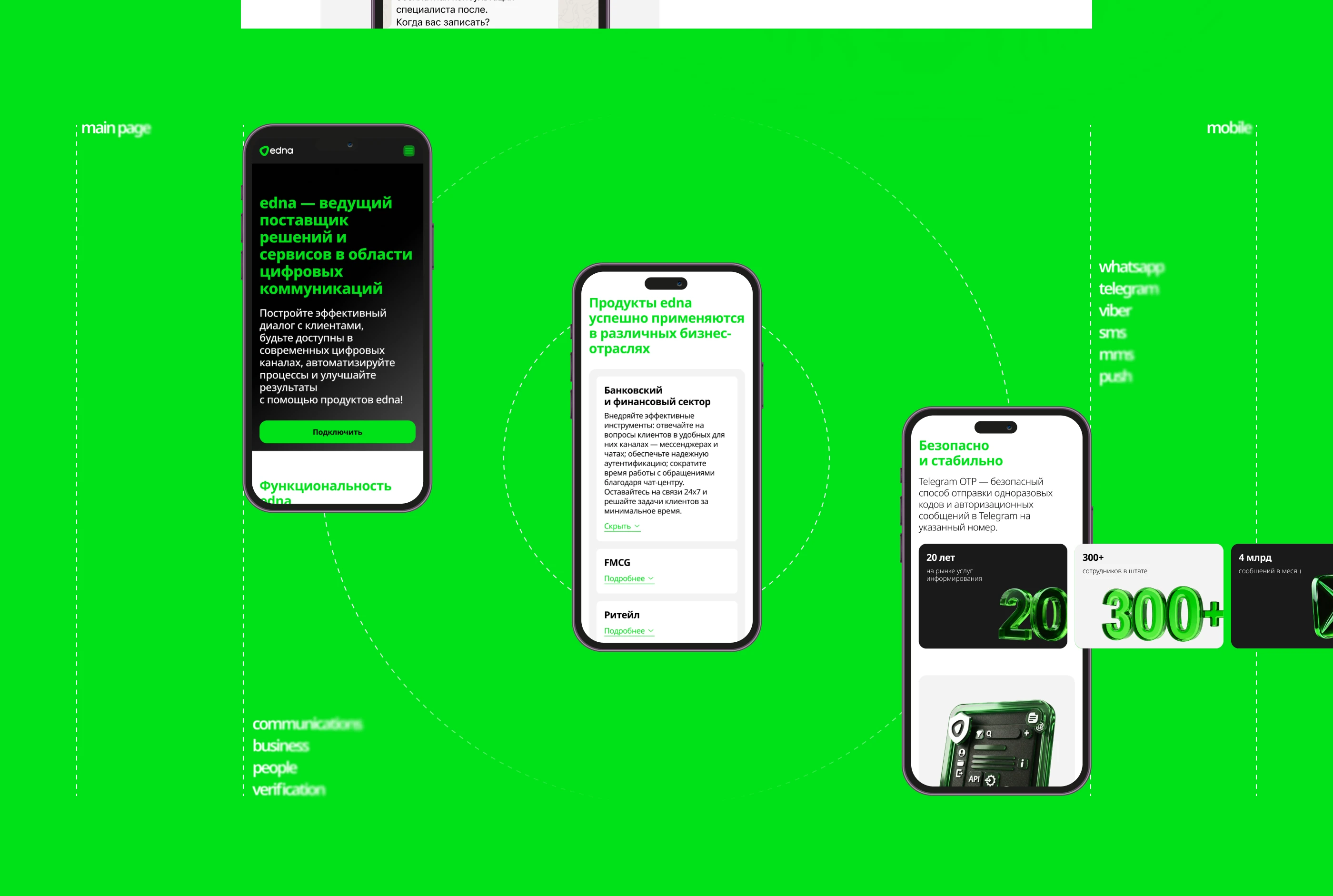 edna. Corporate site. Design — Изображение №3 — Интерфейсы, Брендинг на Dprofile