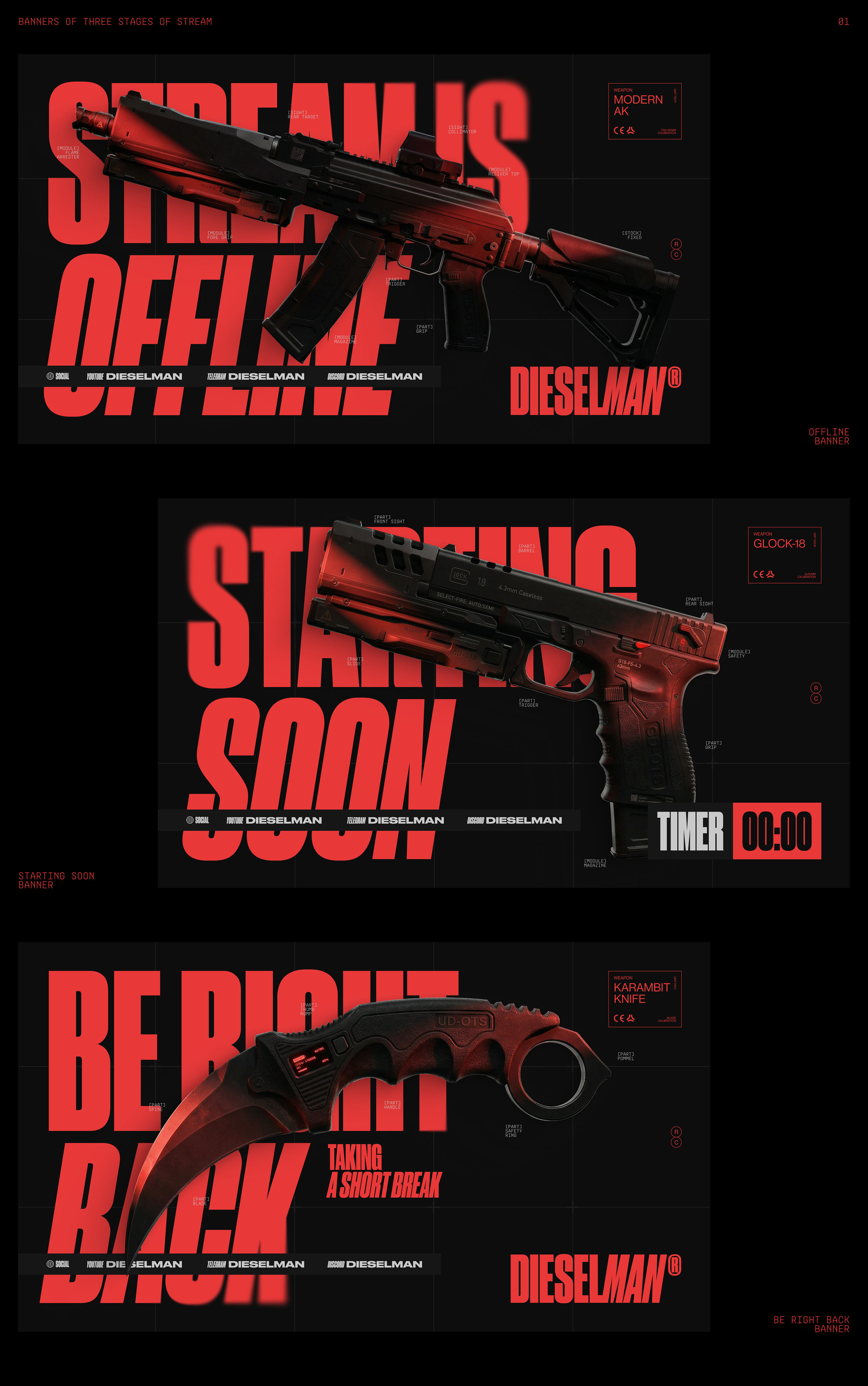 Dieselman® — Twitch Design — Изображение №3 — Графика, Нейро на Dprofile