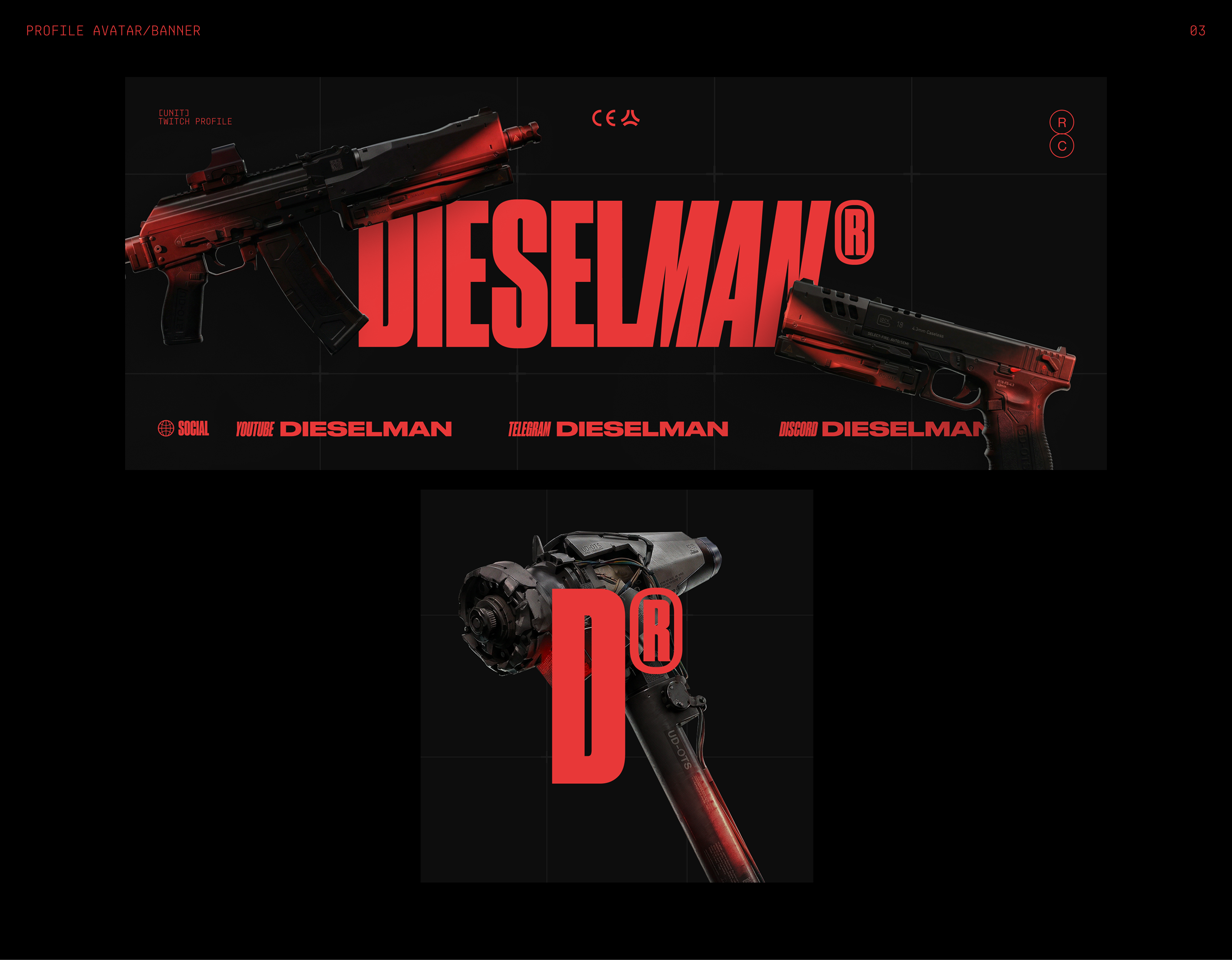 Dieselman® — Twitch Design — Изображение №5 — Графика, Нейро на Dprofile