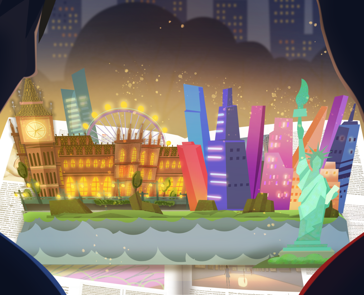 THE ART NEWSPAPER RUSSIA NEW YEAR'23 — Иллюстрация, Анимация на Dprofile