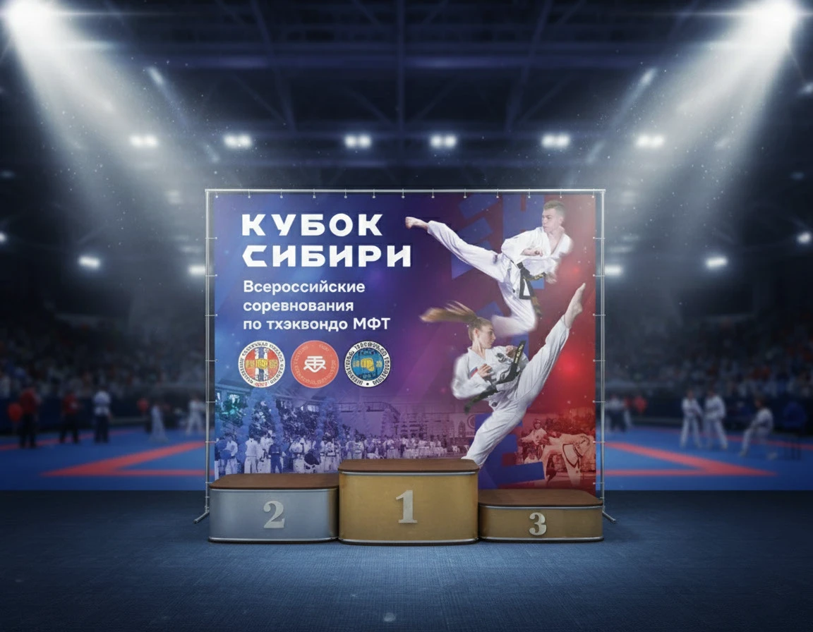 Кубок Сибири 2025 — Соревнования по Тхэквондо МФТ — Изображение №10 — Брендинг на Dprofile