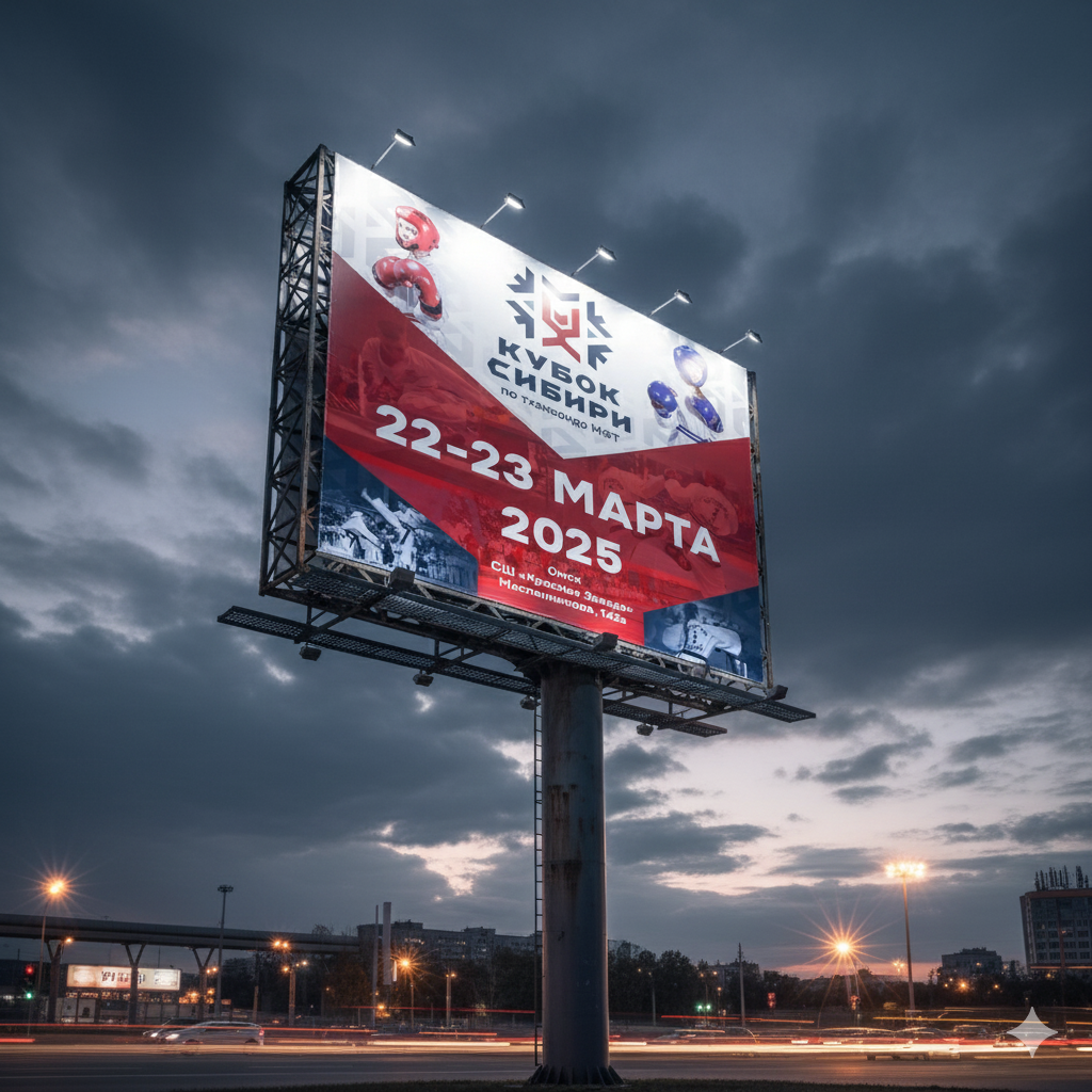 Кубок Сибири 2025 — Соревнования по Тхэквондо МФТ — Изображение №15 — Брендинг на Dprofile