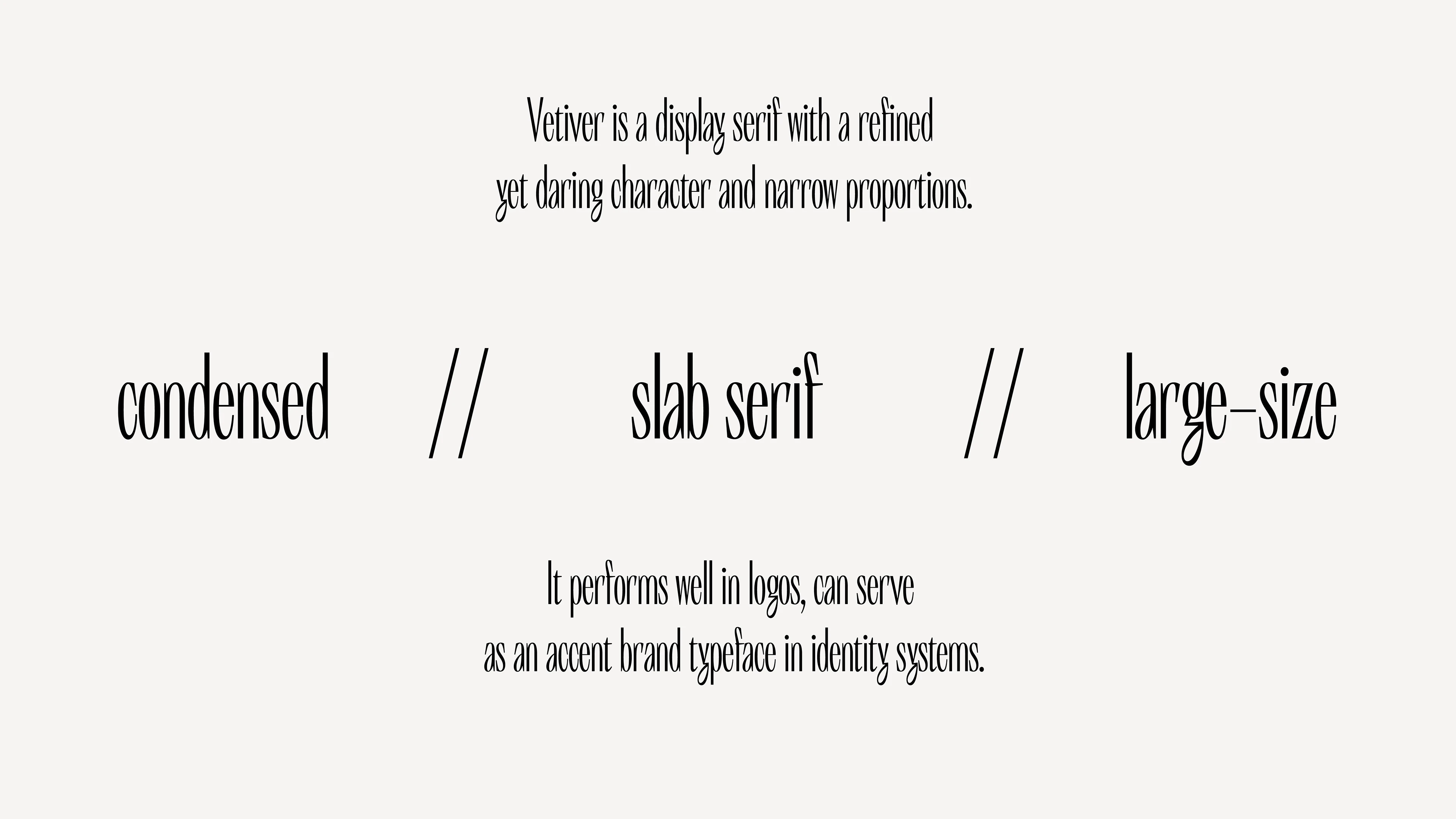 Vetiver Typeface — Изображение №2 — Брендинг, Графика на Dprofile