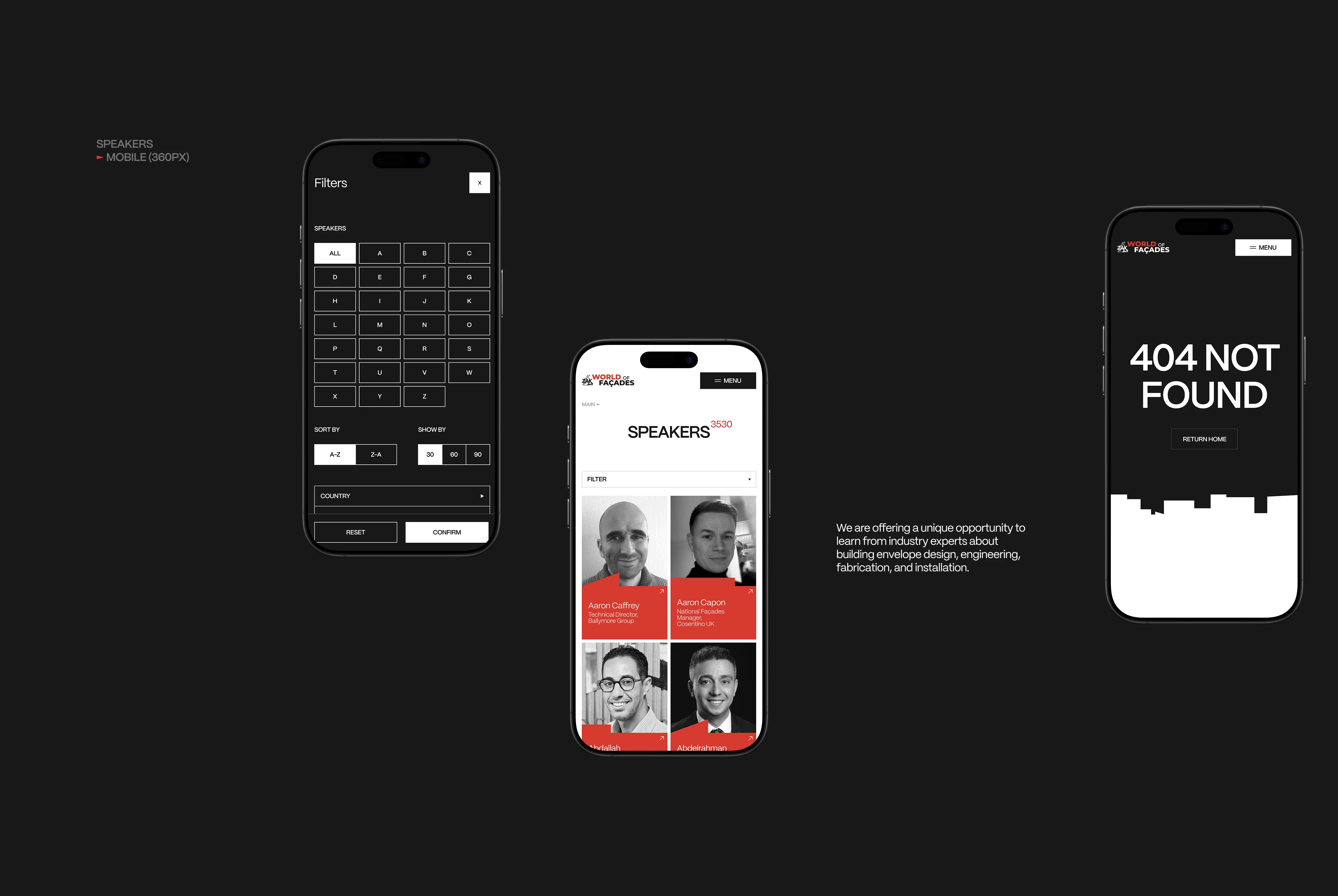 Сайт для международного строительного форума — Изображение №7 — Интерфейсы на Dprofile