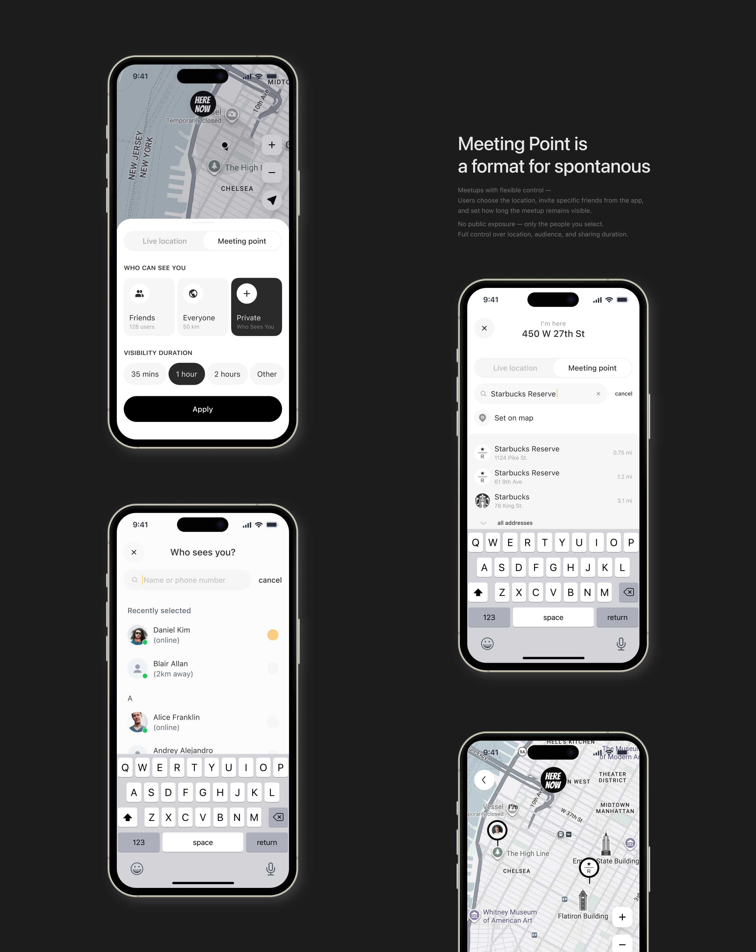 Here Now — Social Discovery App — Изображение №10 — Интерфейсы на Dprofile