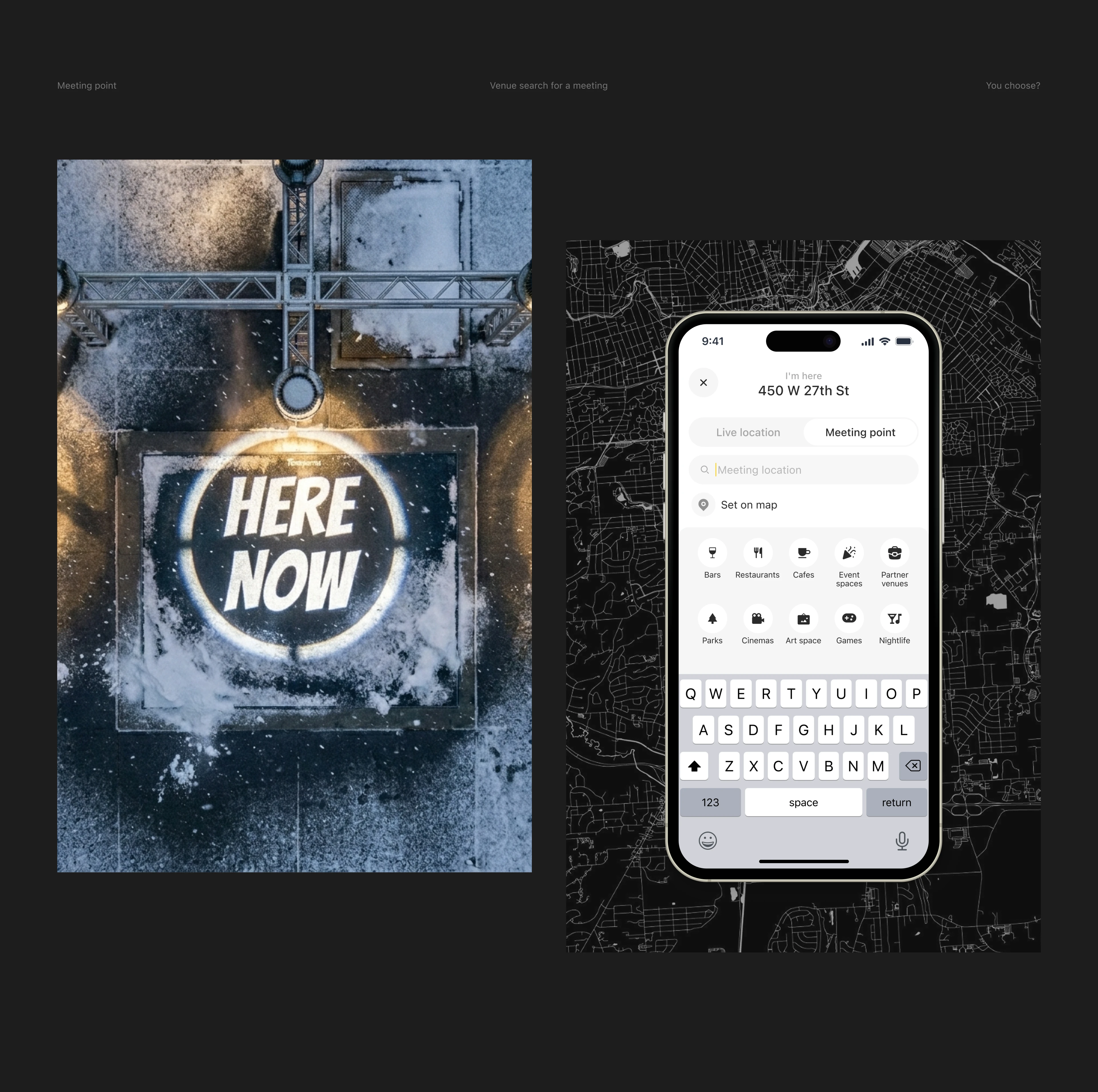 Here Now — Social Discovery App — Изображение №9 — Интерфейсы на Dprofile