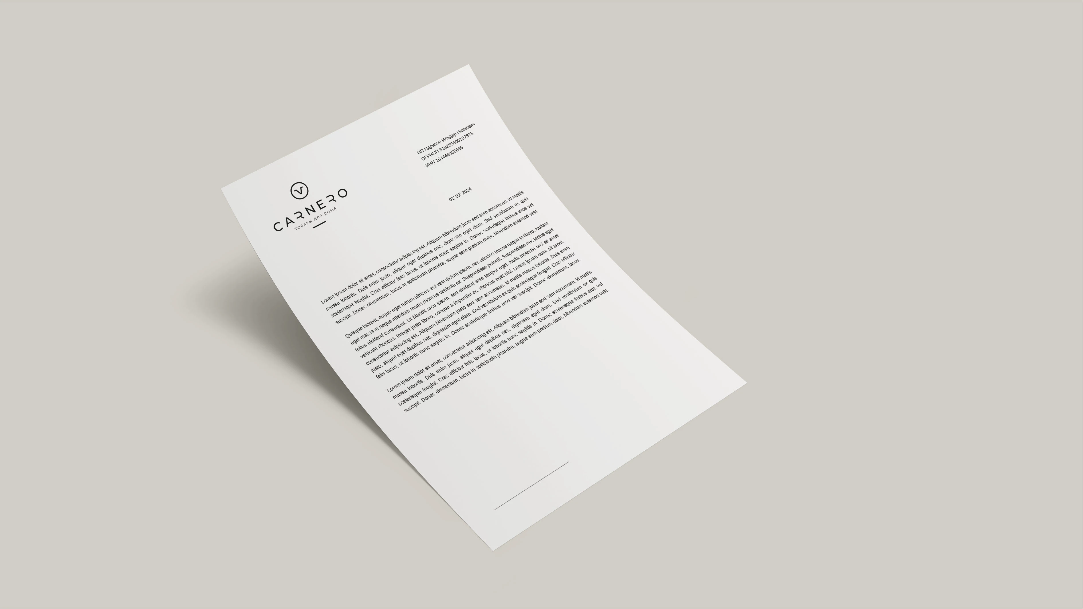 Логотип/Фирменный стиль бренда товаров для дома Carnero — Изображение №15 — Брендинг на Dprofile