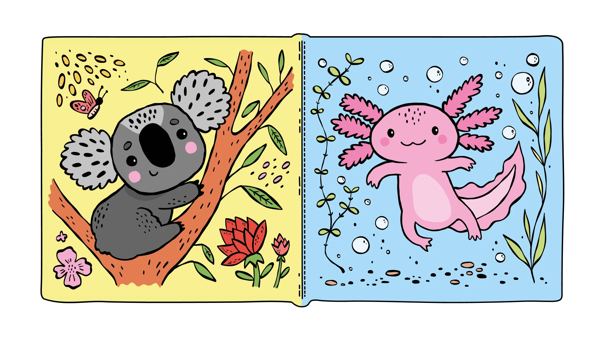 Иллюстрация для детей Раскраска Coloring book for kids — Изображение №5 — Иллюстрация на Dprofile