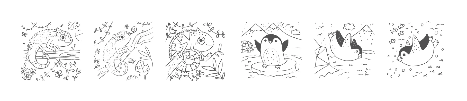 Иллюстрация для детей Раскраска Coloring book for kids — Изображение №8 — Иллюстрация на Dprofile