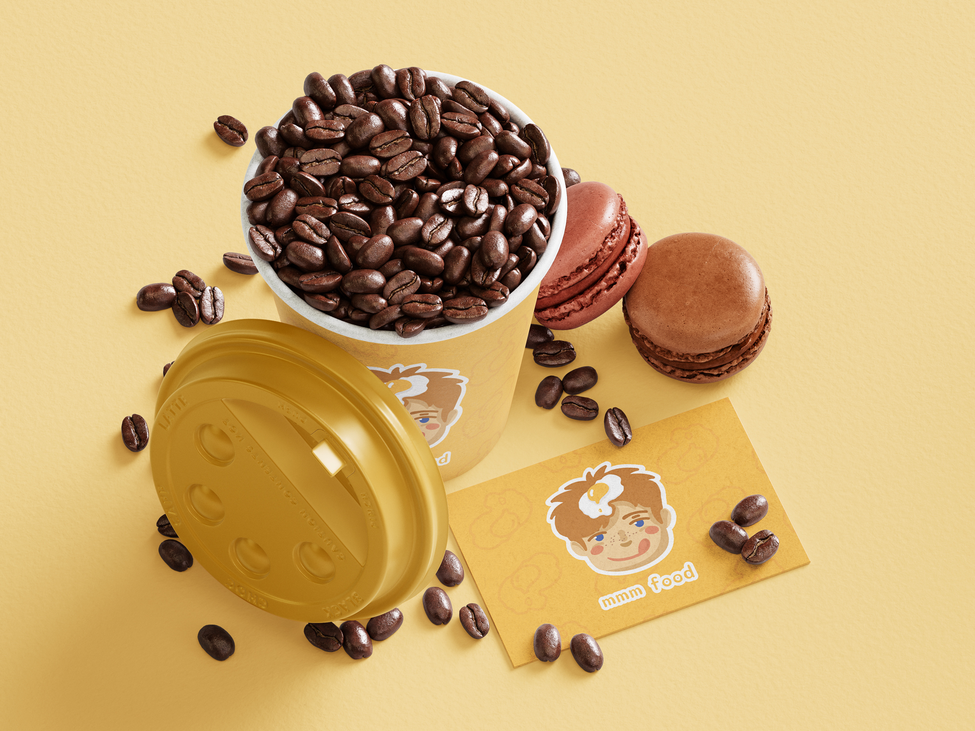 mmm food | logo — Изображение №1 — Брендинг, Иллюстрация на Dprofile