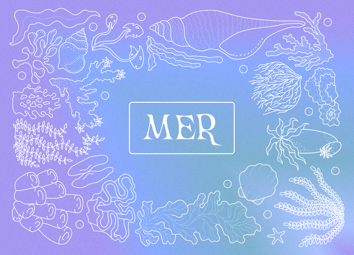 Mer | лого — Изображение №1 — Интерфейсы, Брендинг на Dprofile