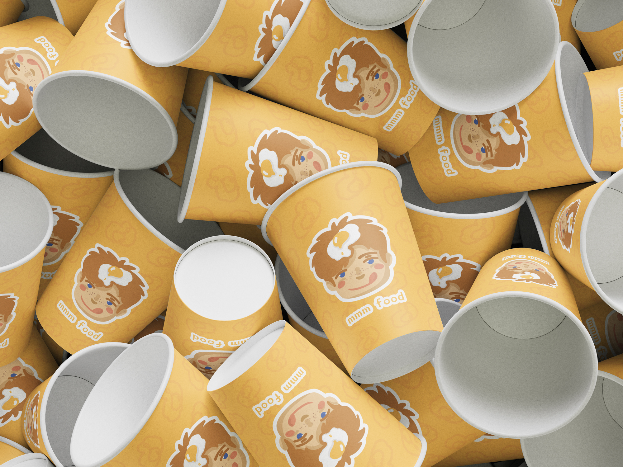 mmm food | logo — Изображение №3 — Брендинг, Иллюстрация на Dprofile