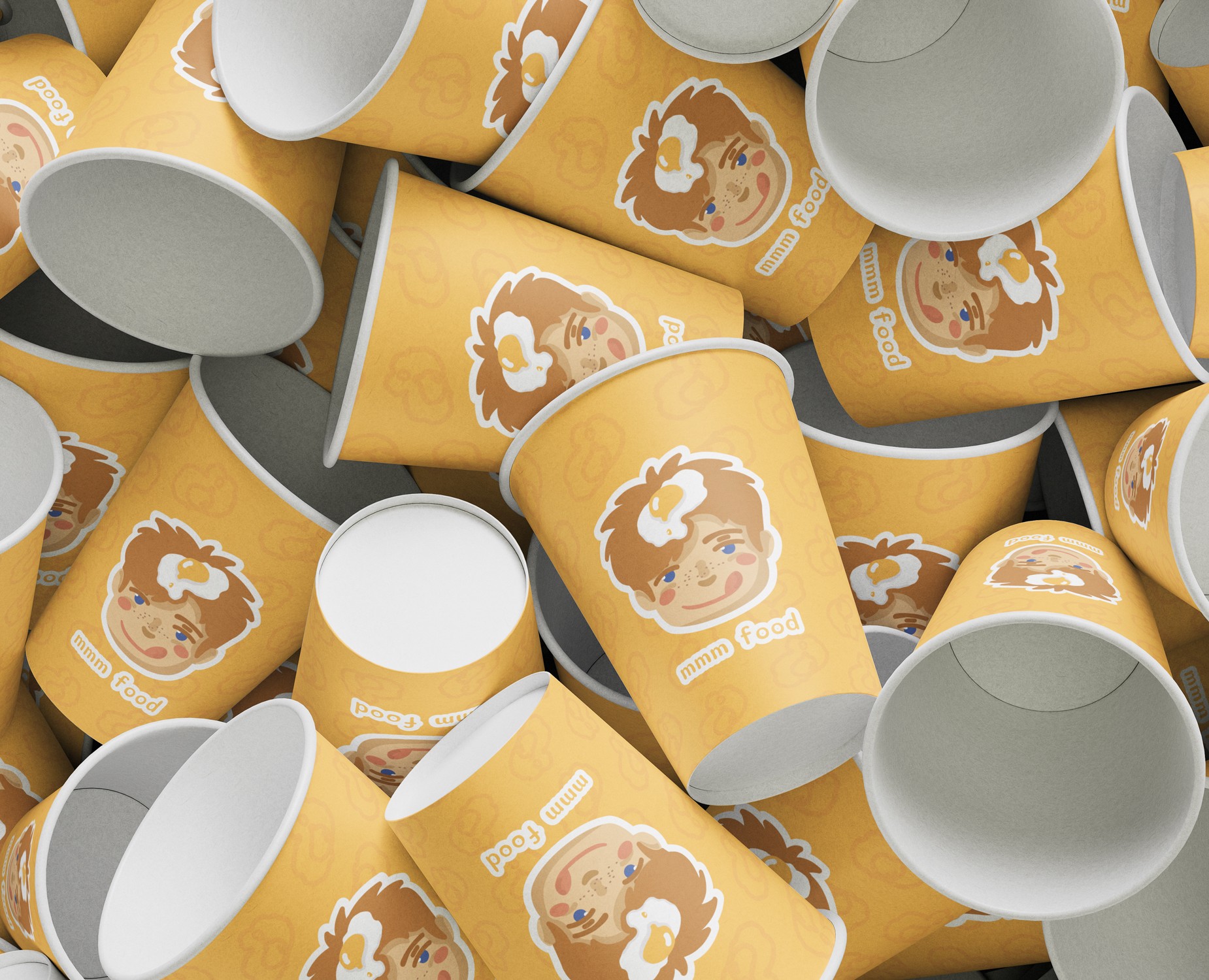 mmm food | logo — Брендинг, Иллюстрация на Dprofile