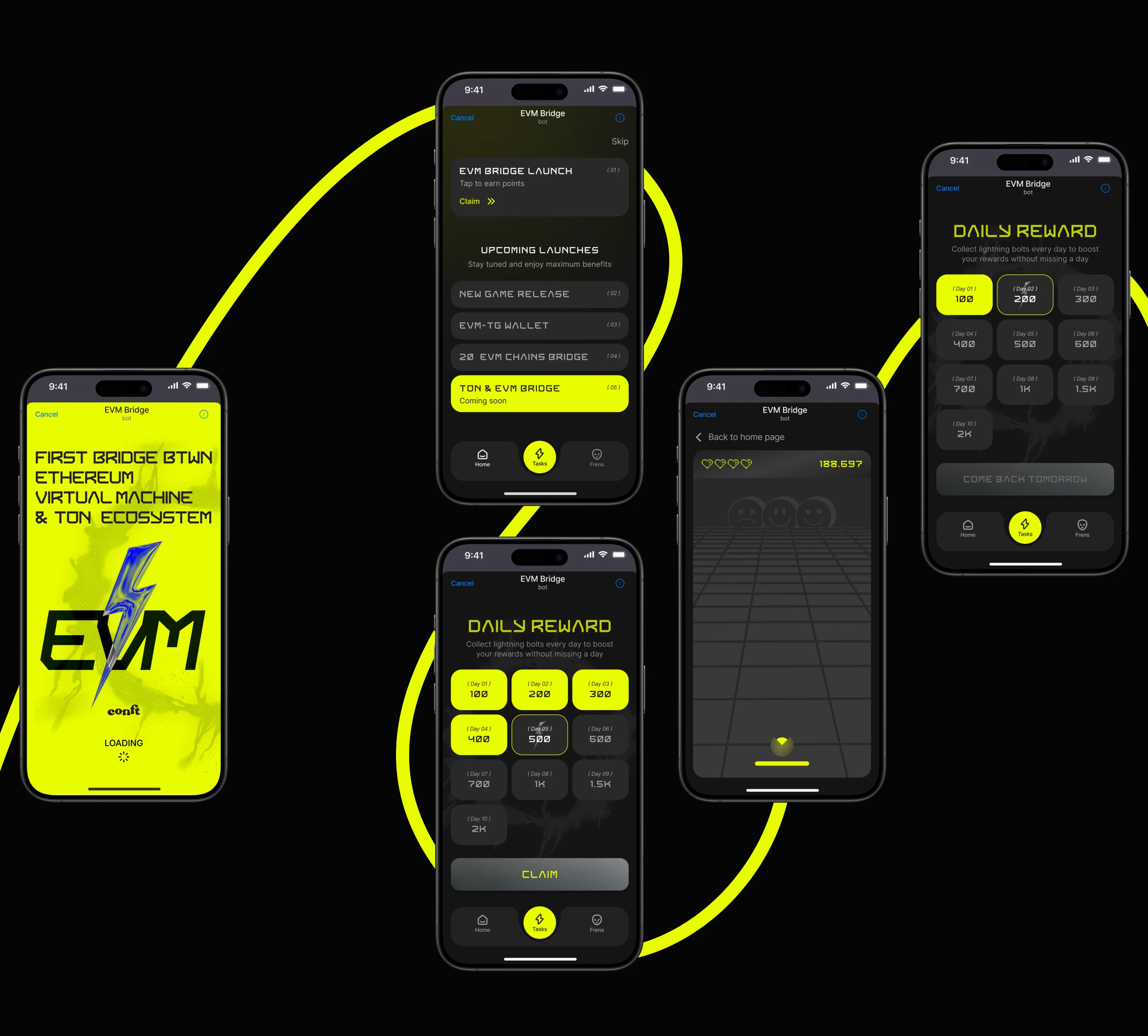 Telegram Mini App [EVM Bridge] — Изображение №4 — Интерфейсы, Брендинг на Dprofile