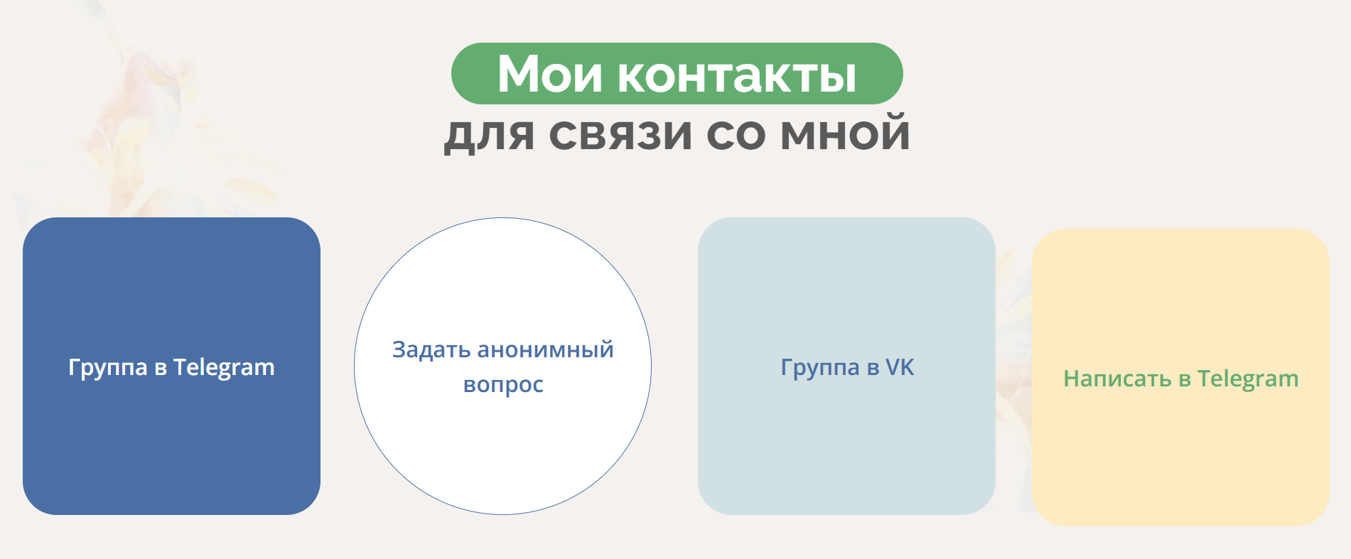 Психотерапевт Юлия Корнилова-Красюк — Изображение №14 — Интерфейсы, Брендинг на Dprofile