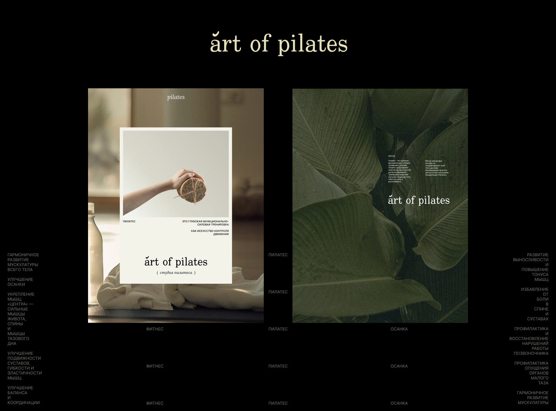 art of pilates — Изображение №5 — Брендинг на Dprofile