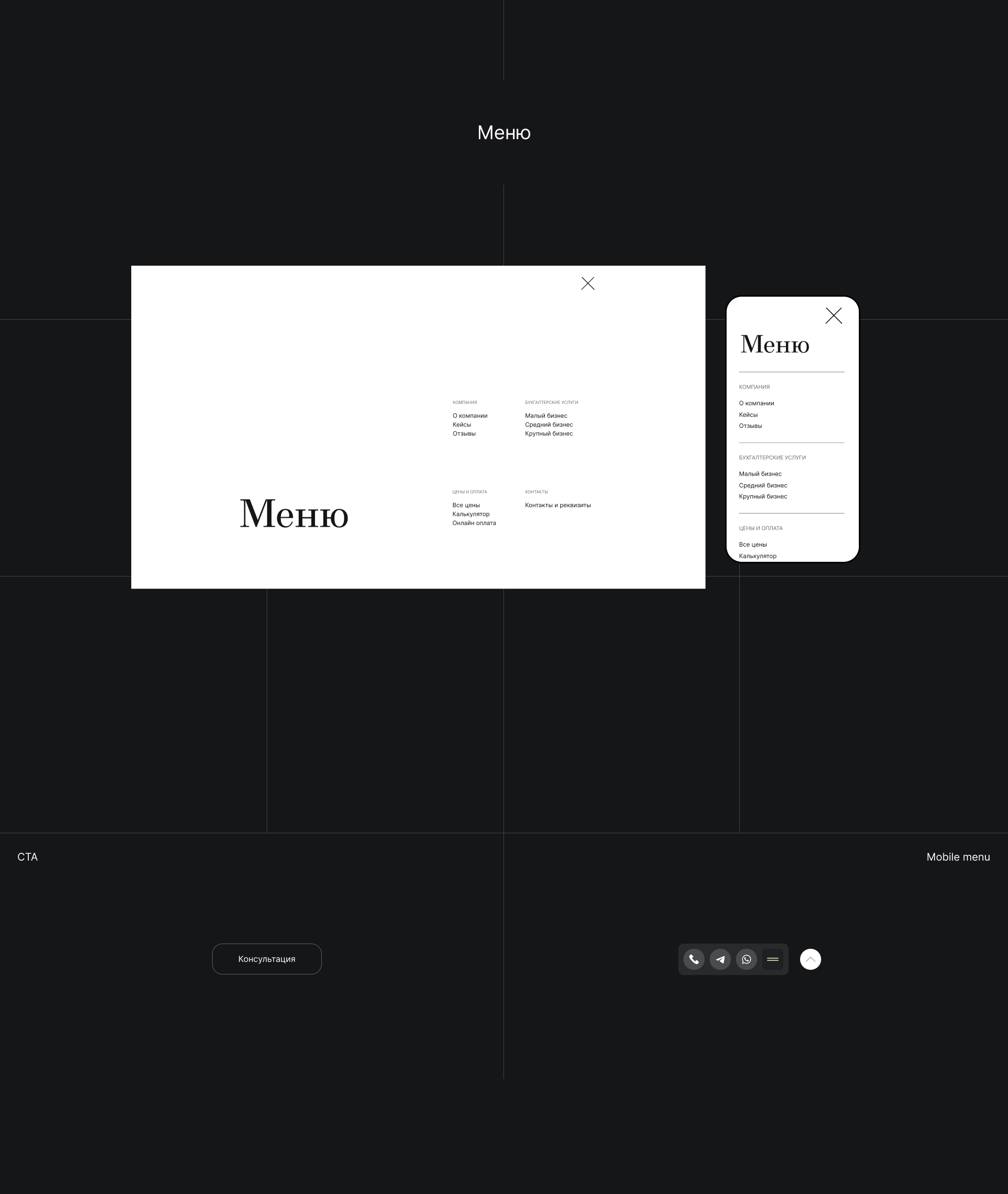 Прототип и дизайн сайта для бухгалтерии — Изображение №11 — Интерфейсы, Брендинг на Dprofile